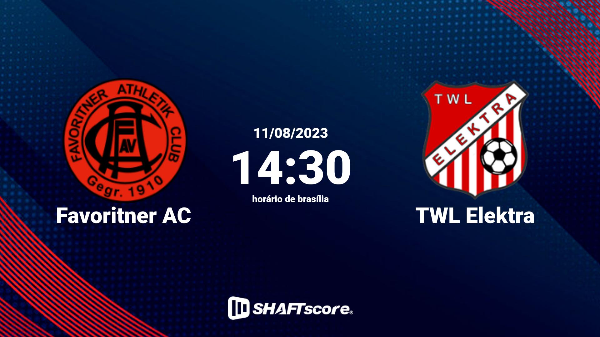 Estatísticas do jogo Favoritner AC vs TWL Elektra 11.08 14:30