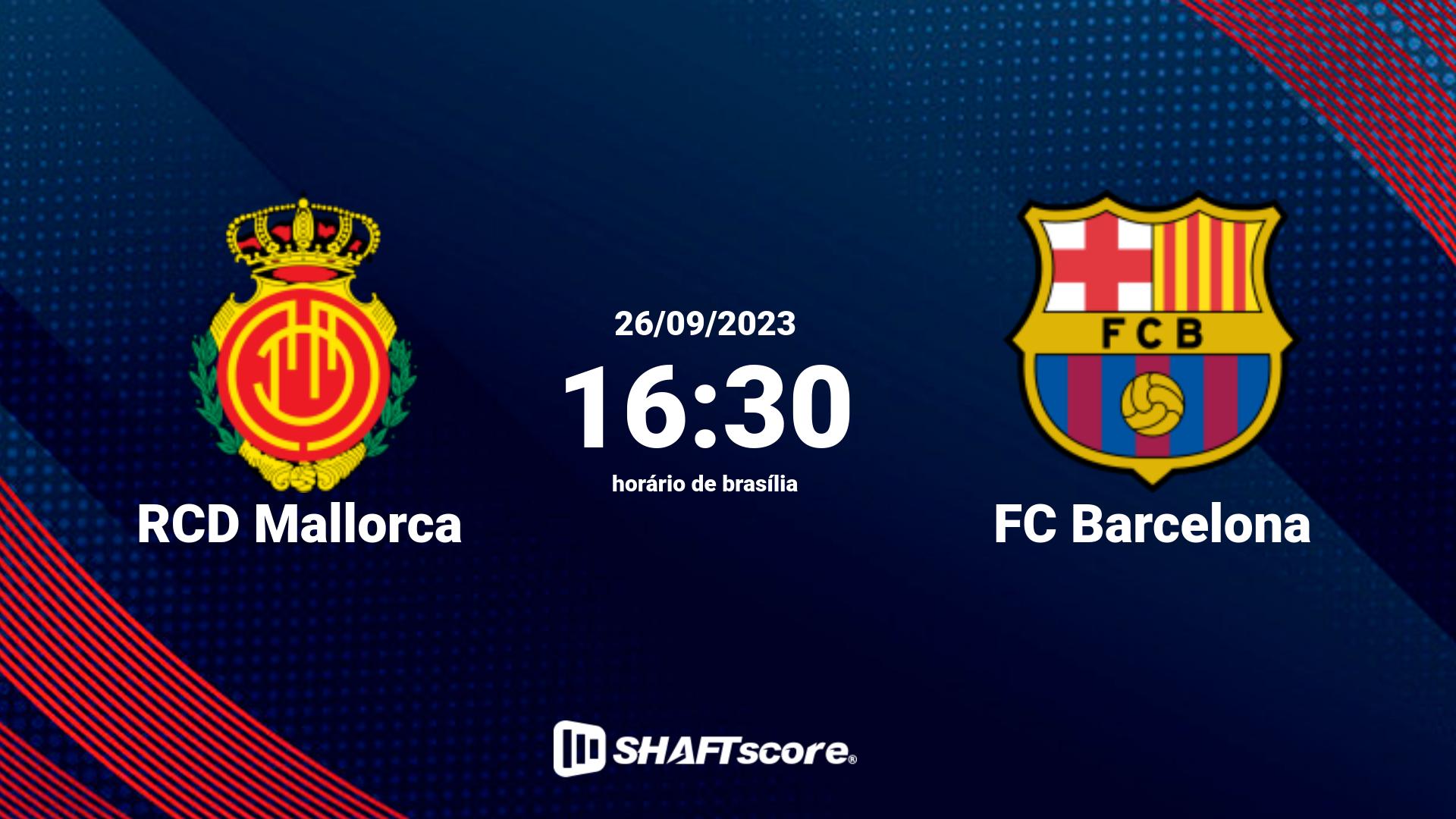 Estatísticas do jogo FC Barcelona vs RCD Mallorca 28.05 14:00