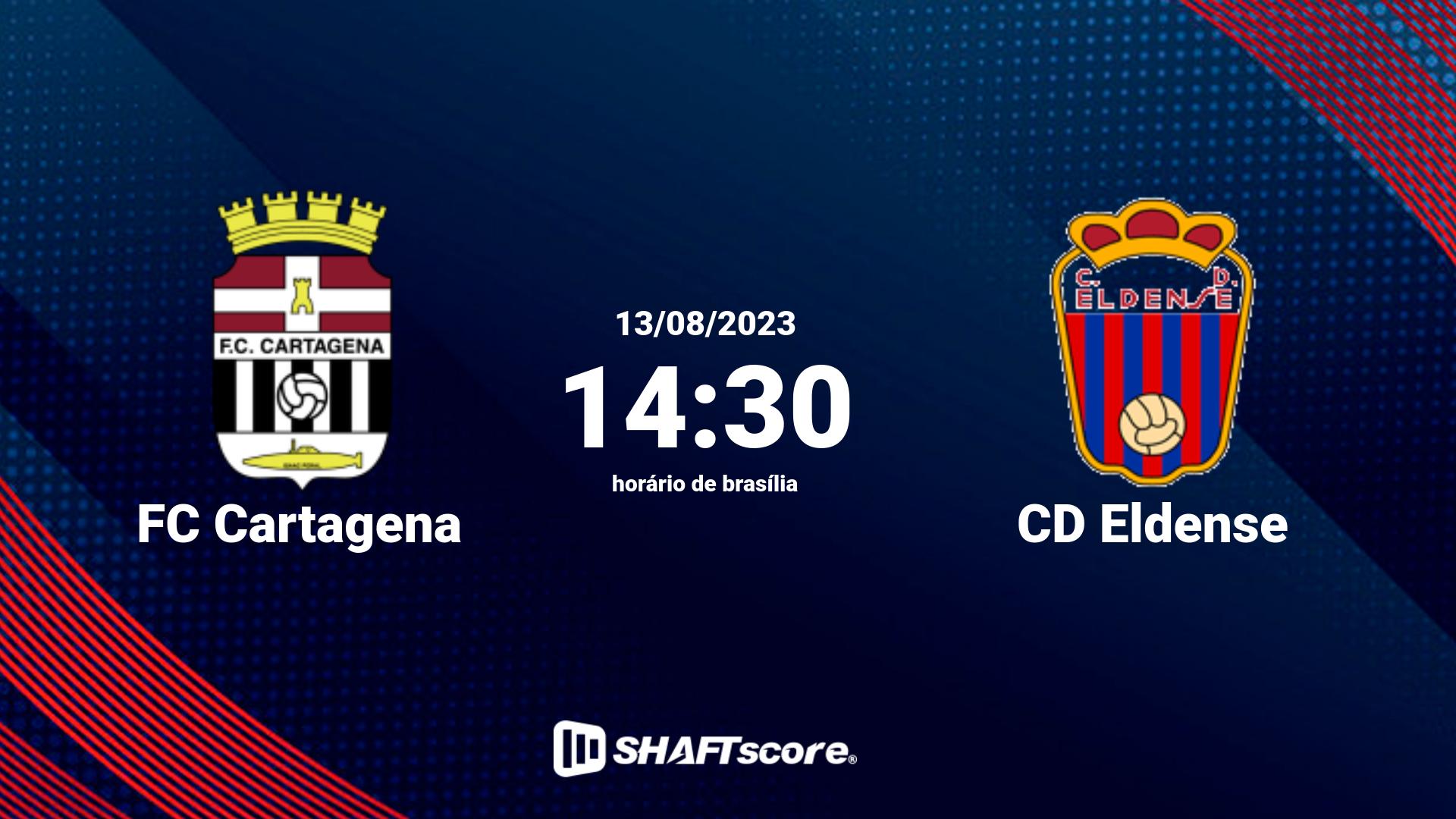 Estatísticas do jogo FC Cartagena vs CD Eldense 13.08 14:30