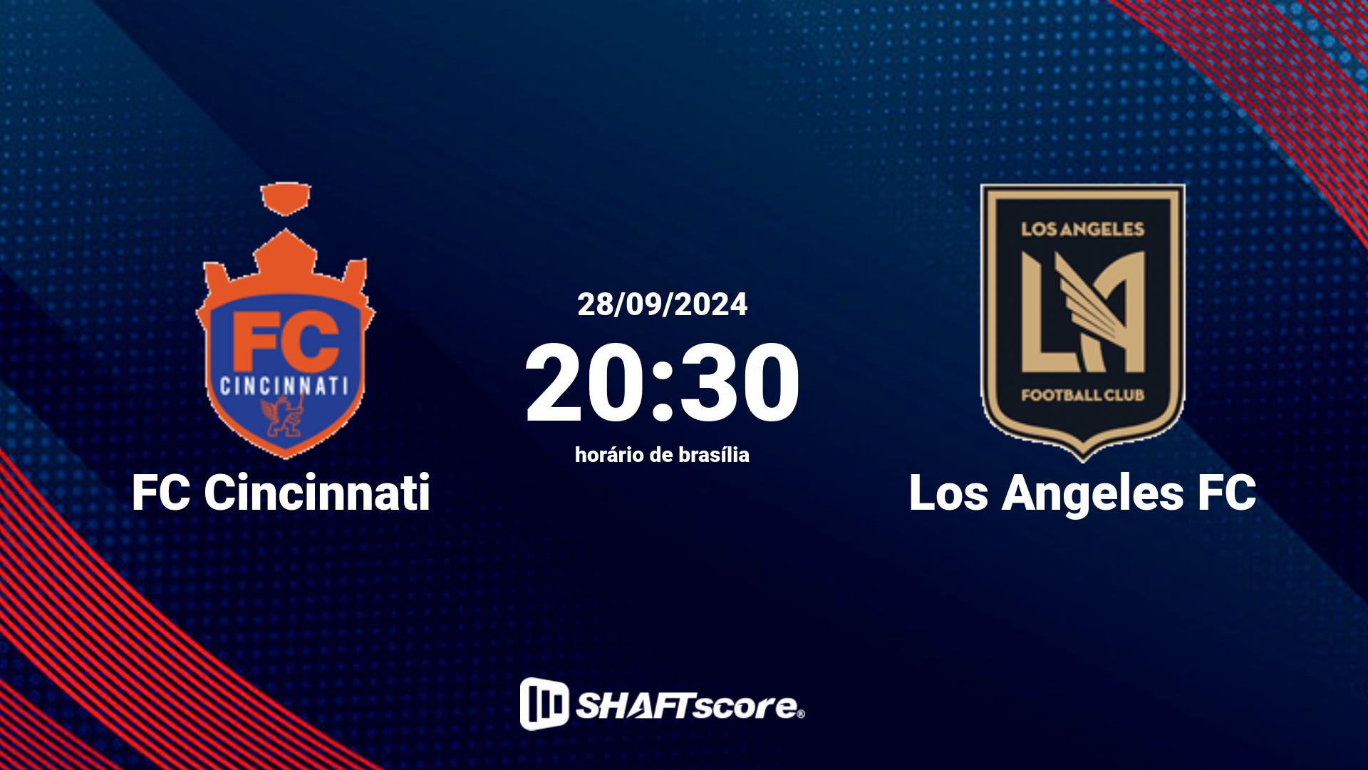 Estatísticas do jogo FC Cincinnati vs Los Angeles FC 28.09 20:30