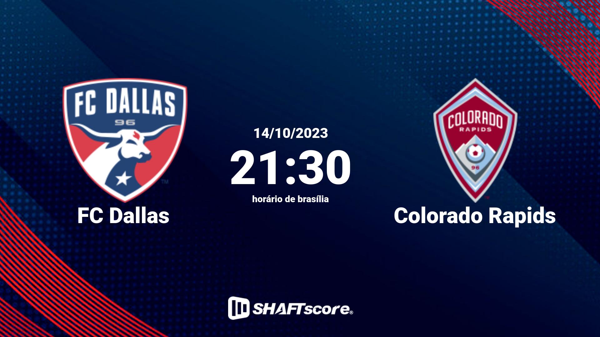 Estatísticas do jogo FC Dallas vs Colorado Rapids 14.10 21:30