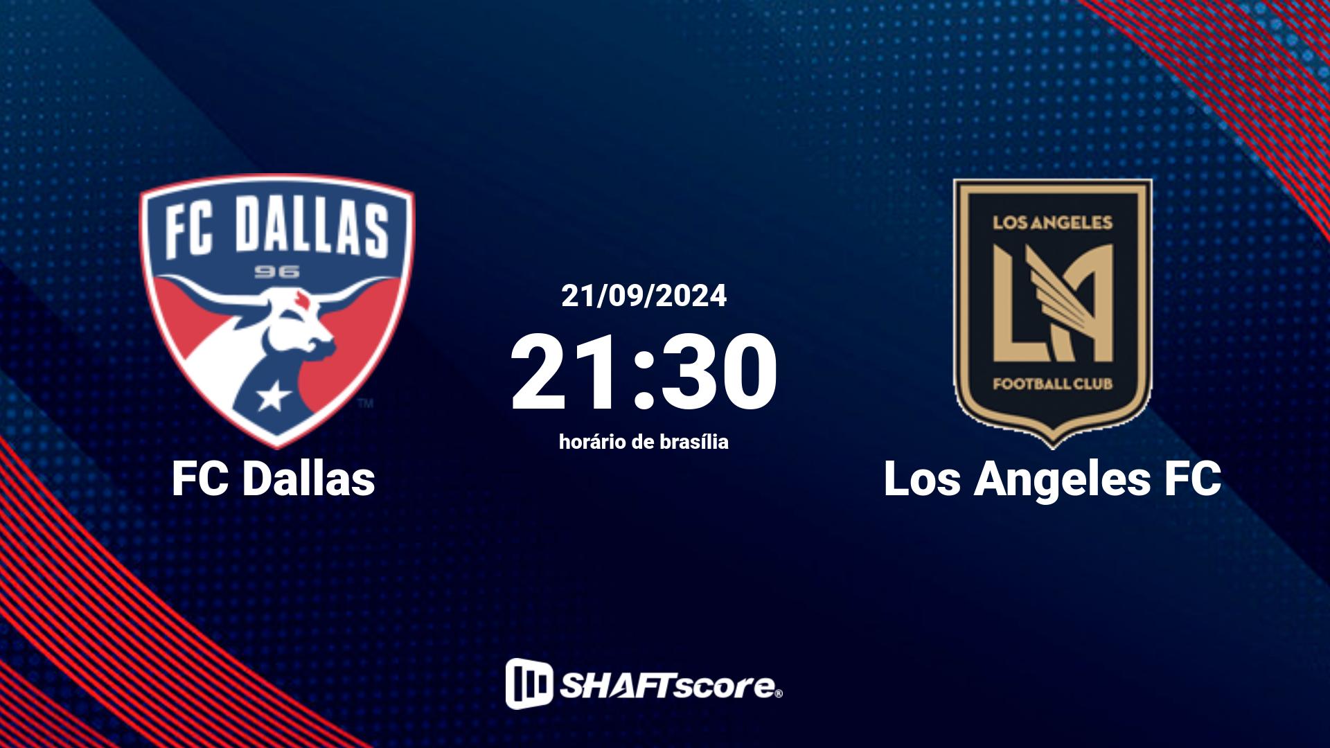 Estatísticas do jogo FC Dallas vs Los Angeles FC 21.09 21:30