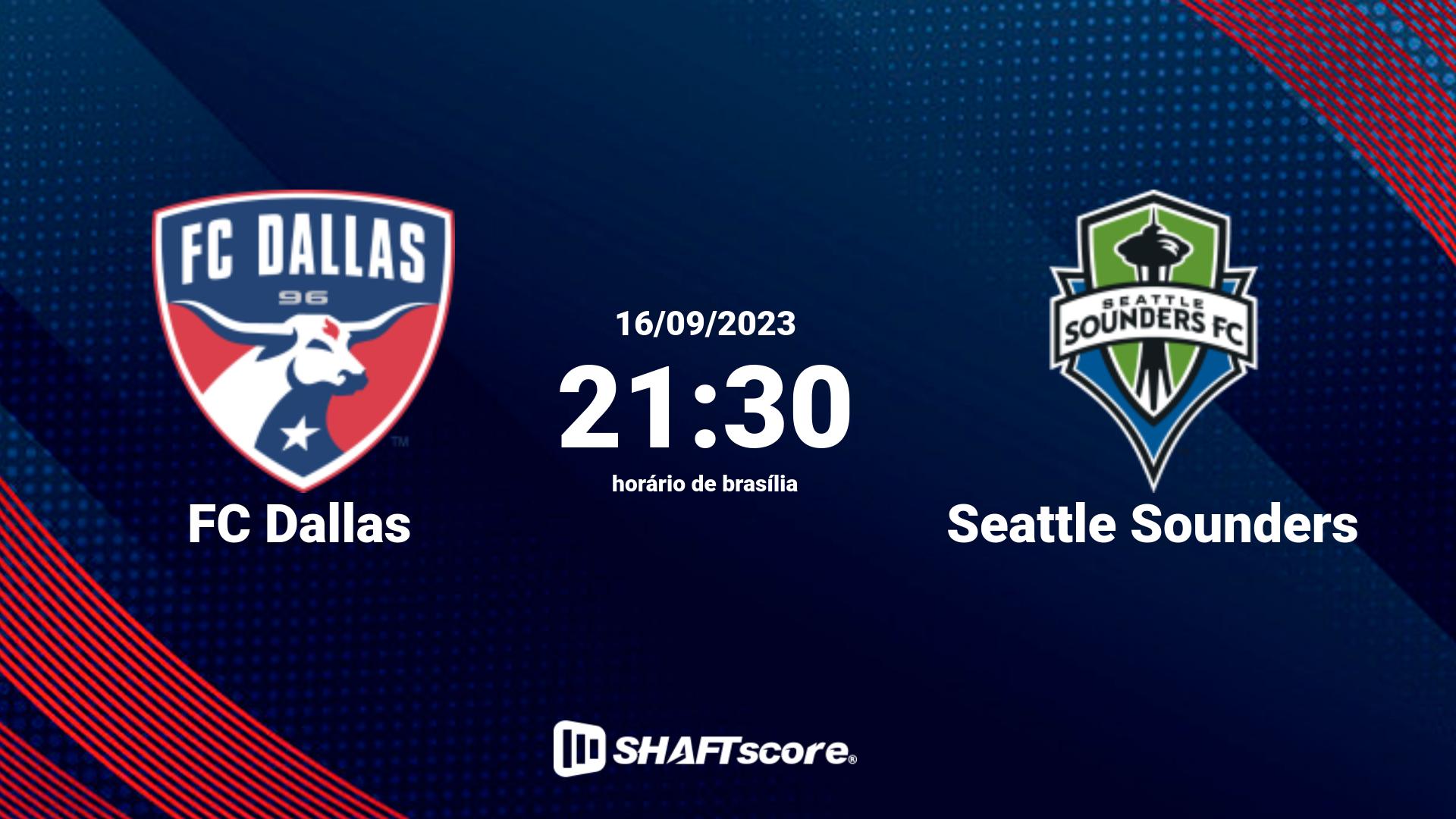 Estatísticas do jogo FC Dallas vs Seattle Sounders 16.09 21:30