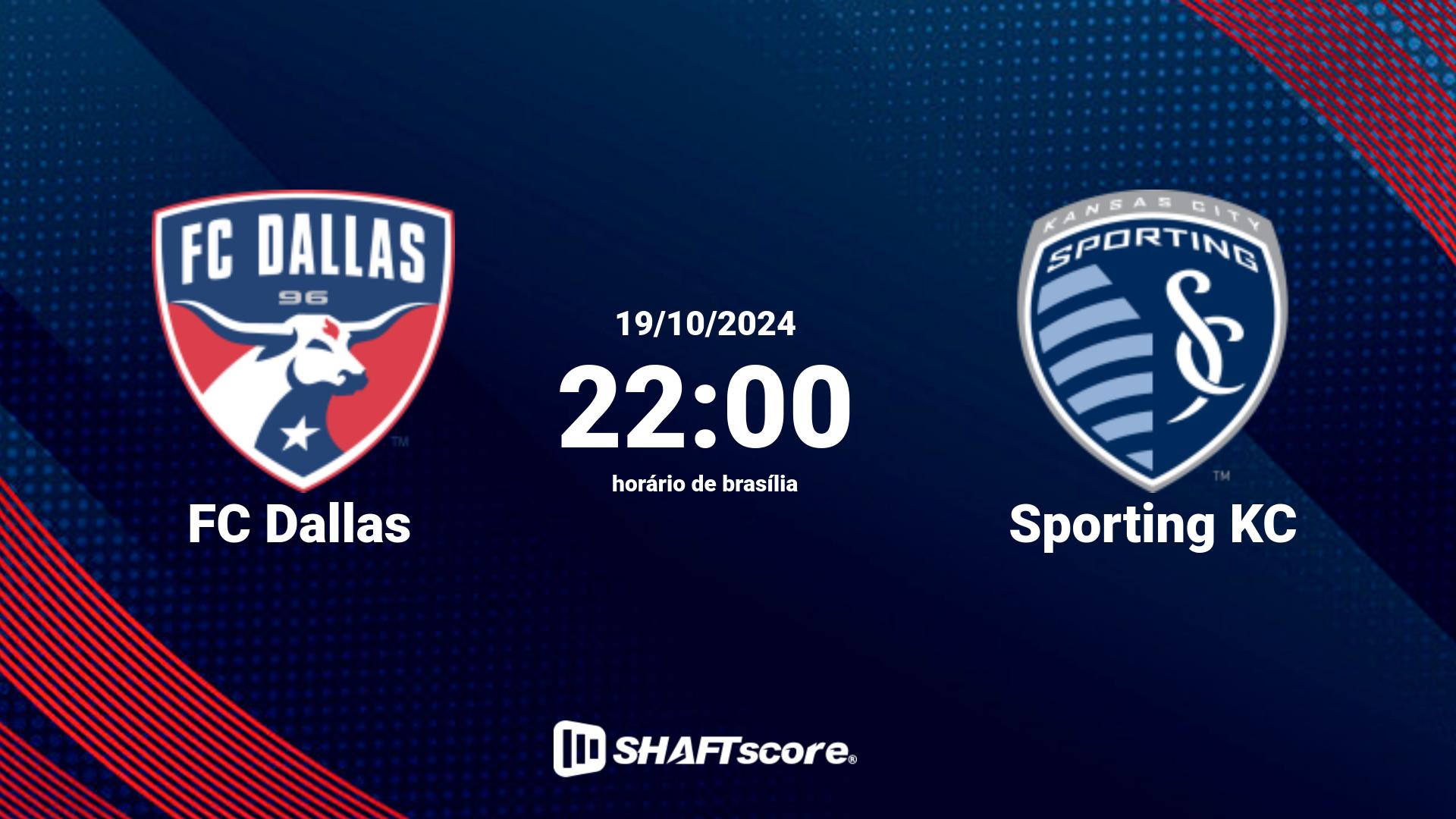 Estatísticas do jogo FC Dallas vs Sporting KC 19.10 22:00