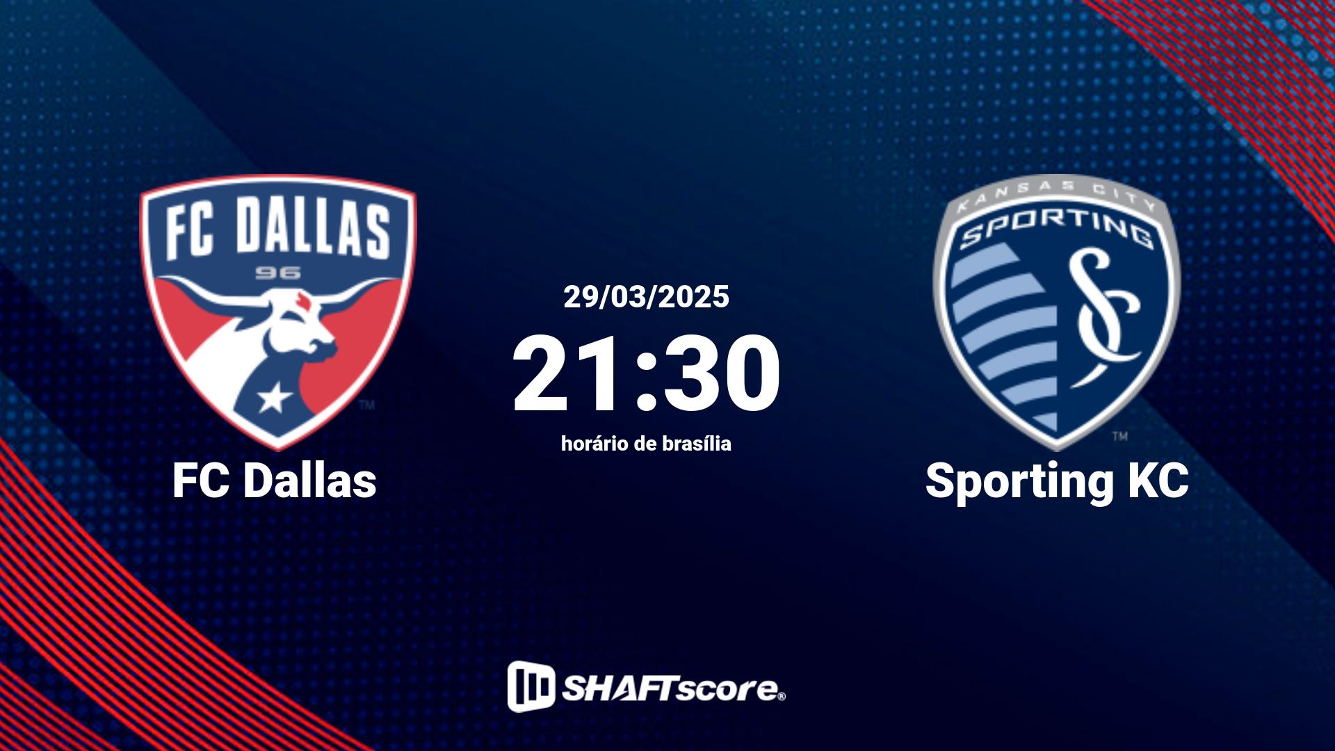 Estatísticas do jogo FC Dallas vs Sporting KC 29.03 21:30