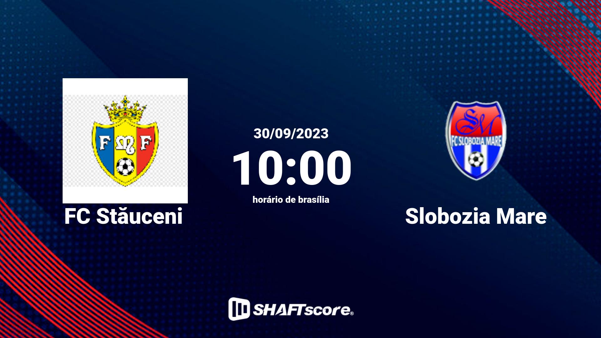 Estatísticas do jogo FC Stăuceni vs Slobozia Mare 30.09 10:00
