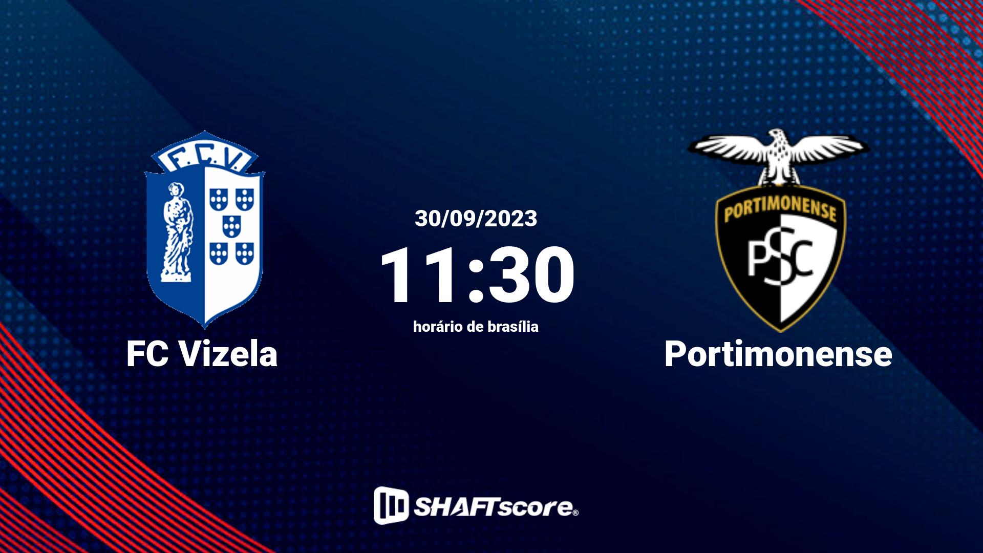 Estatísticas do jogo FC Vizela vs Portimonense 30.09 11:30