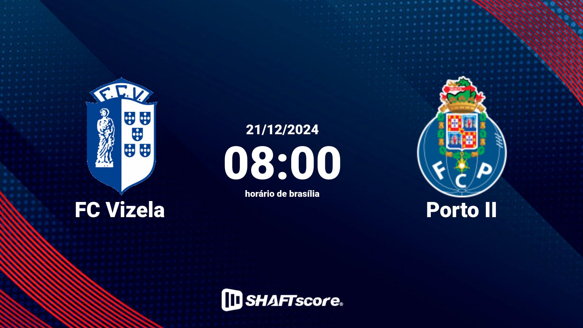 Estatísticas do jogo FC Vizela vs Porto II 21.12 08:00