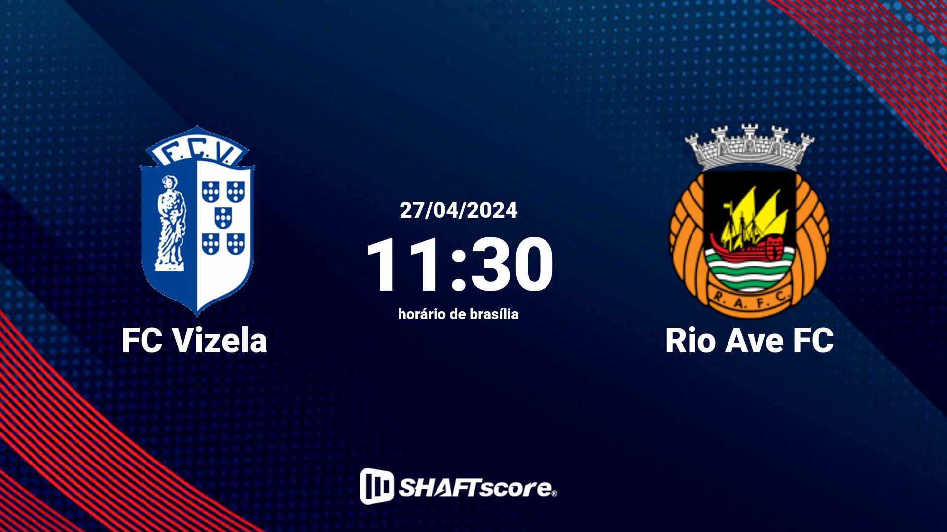 Estatísticas do jogo FC Vizela vs Rio Ave FC 27.04 11:30