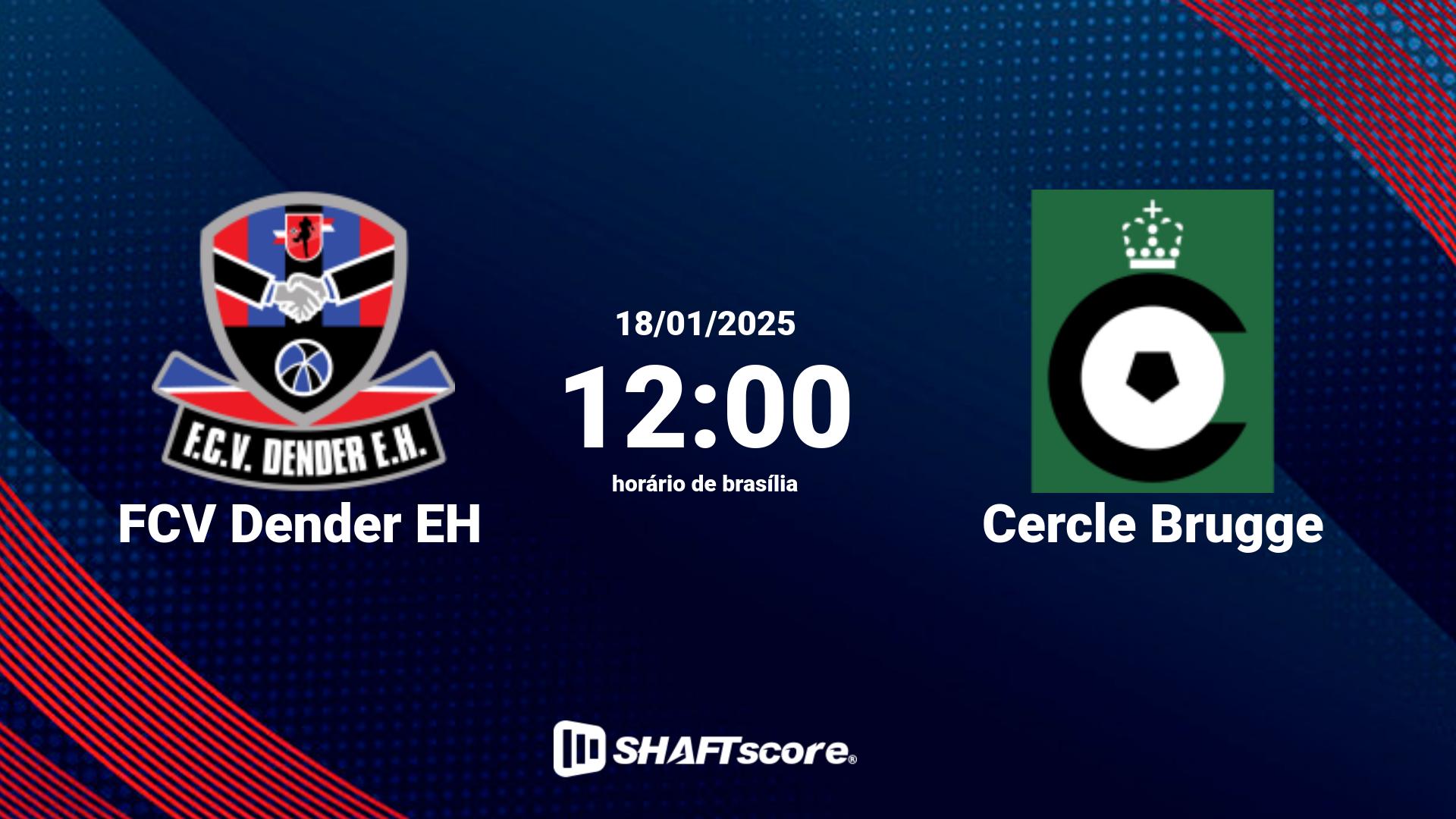 Estatísticas do jogo FCV Dender EH vs Cercle Brugge 18.01 12:00