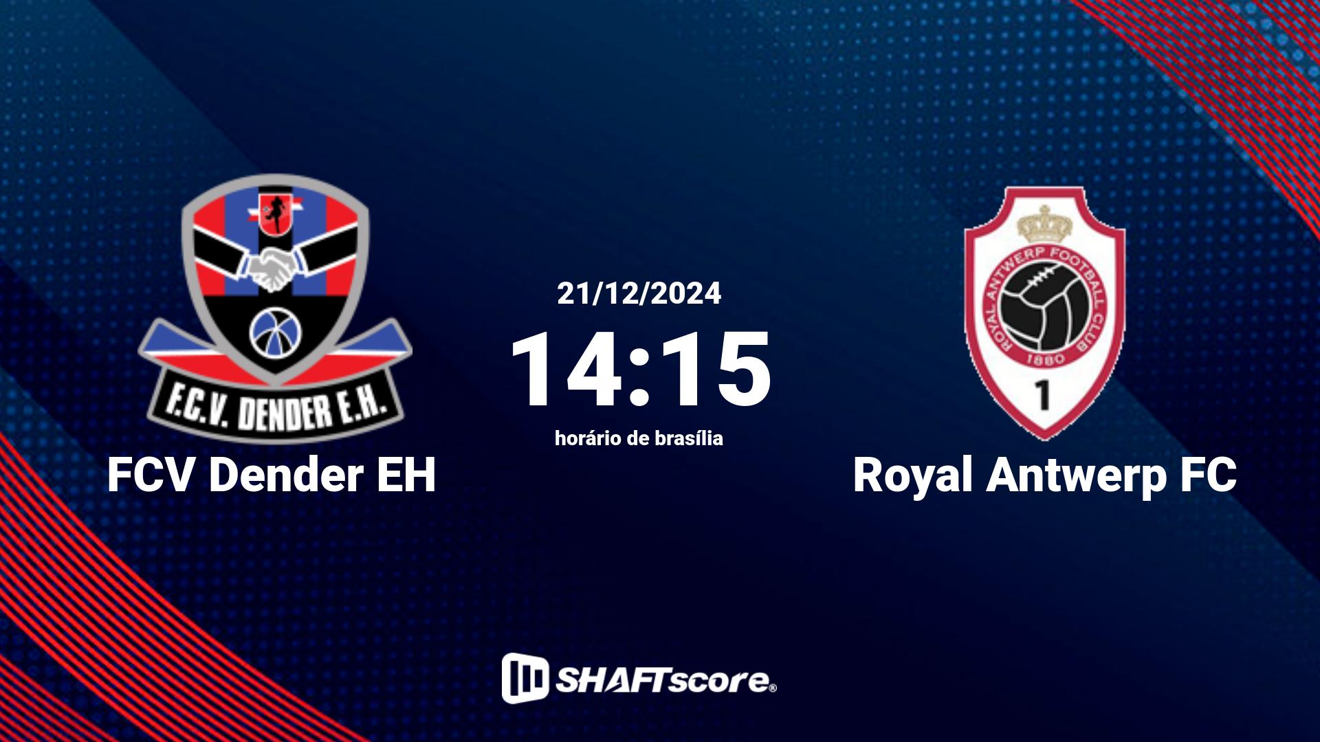 Estatísticas do jogo FCV Dender EH vs Royal Antwerp FC 21.12 14:15