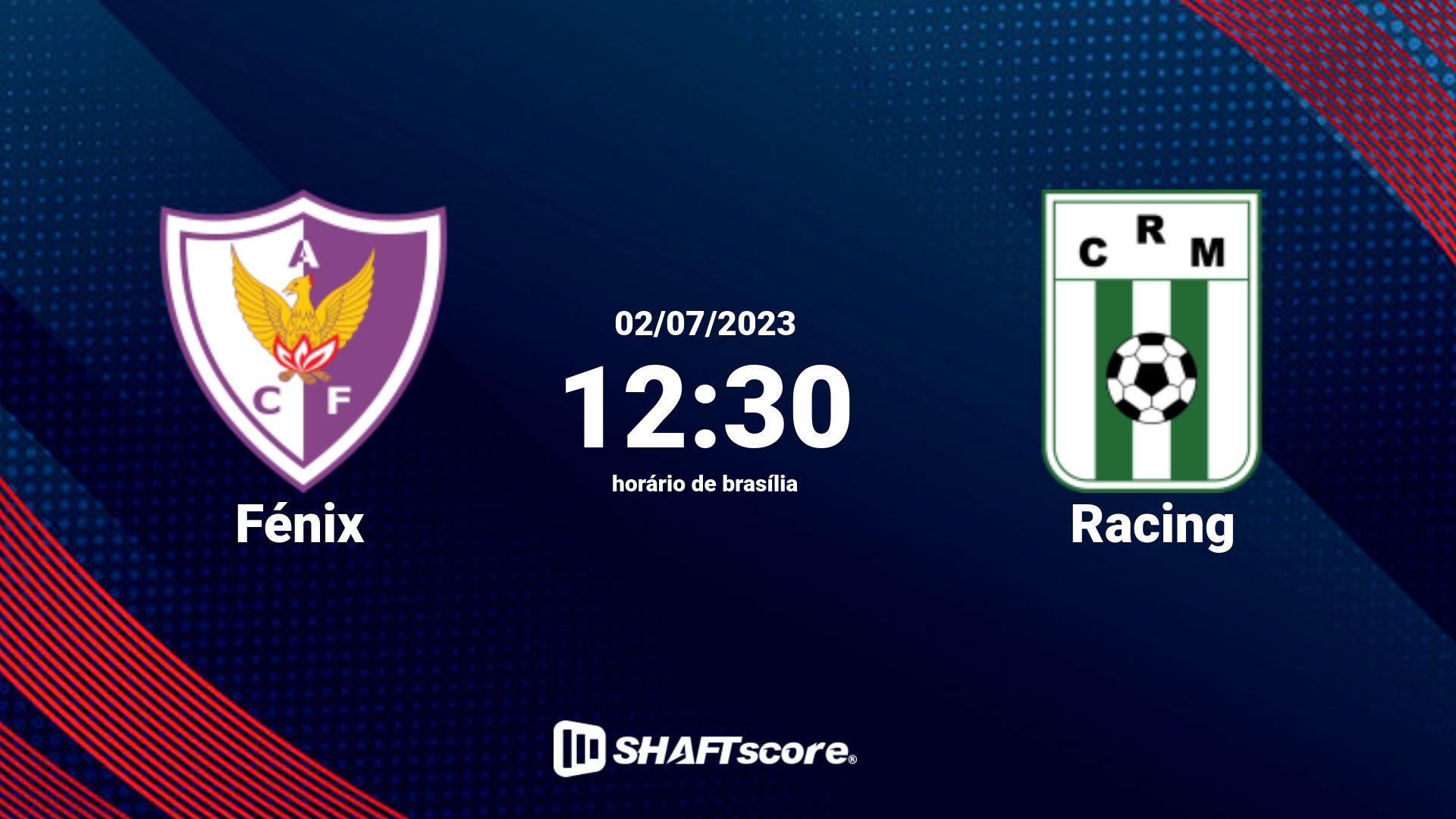 Estatísticas do jogo Fénix vs Racing 02.07 12:30