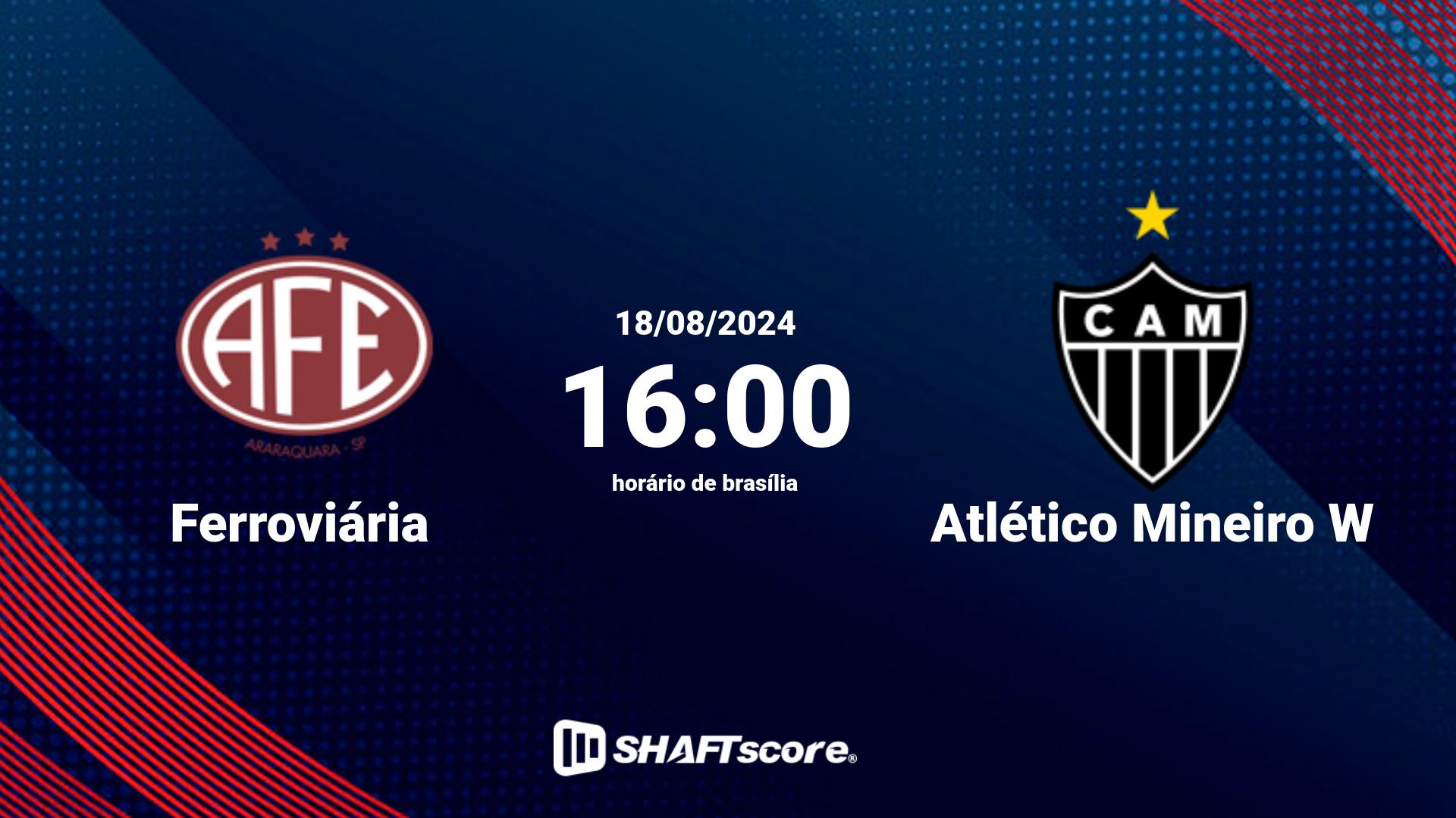 Estatísticas do jogo Ferroviária vs Atlético Mineiro W 23.06 17:00