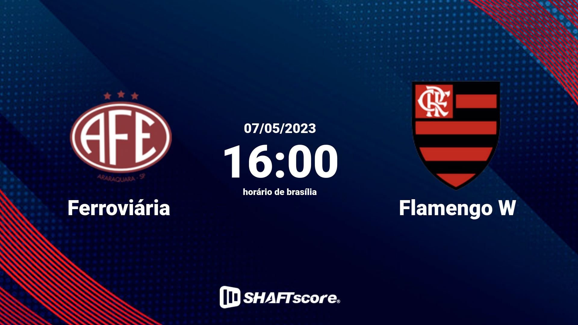 Estatísticas do jogo Ferroviária vs Flamengo W 07.05 16:00