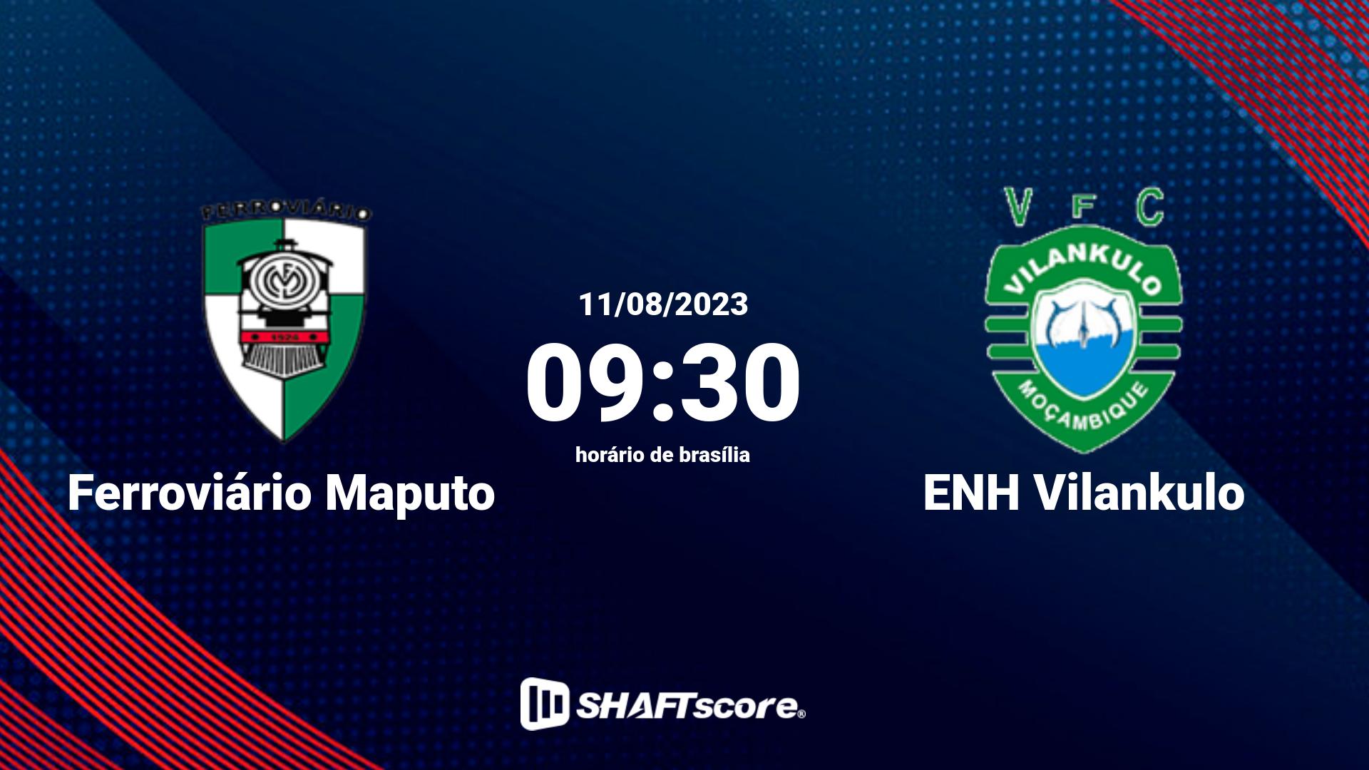 Estatísticas do jogo Ferroviário Maputo vs ENH Vilankulo 11.08 09:30