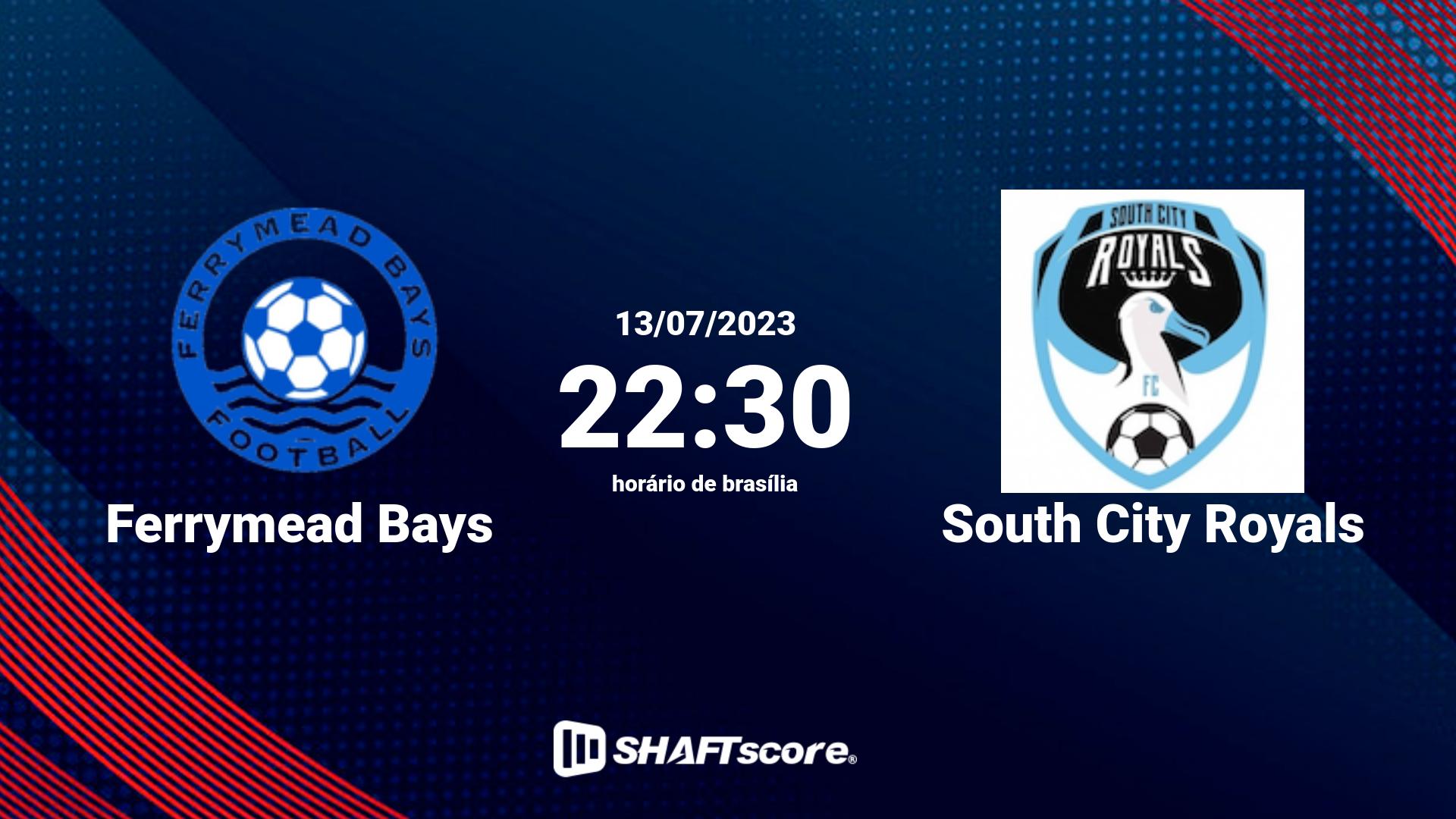 Estatísticas do jogo Ferrymead Bays vs South City Royals 13.07 22:30