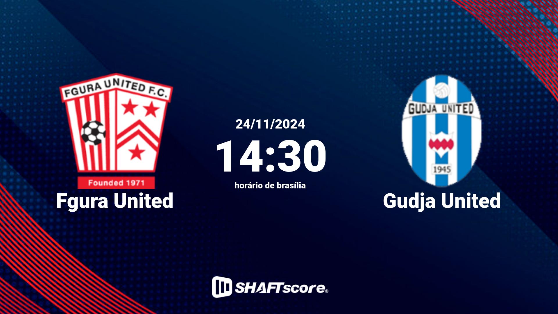 Estatísticas do jogo Fgura United vs Gudja United 24.11 14:30