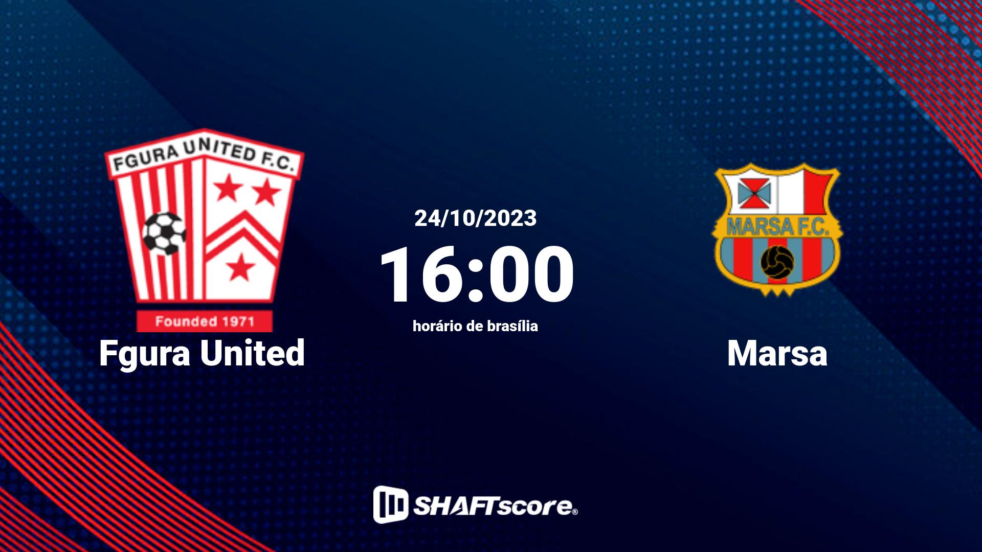 Estatísticas do jogo Fgura United vs Marsa 24.10 16:00