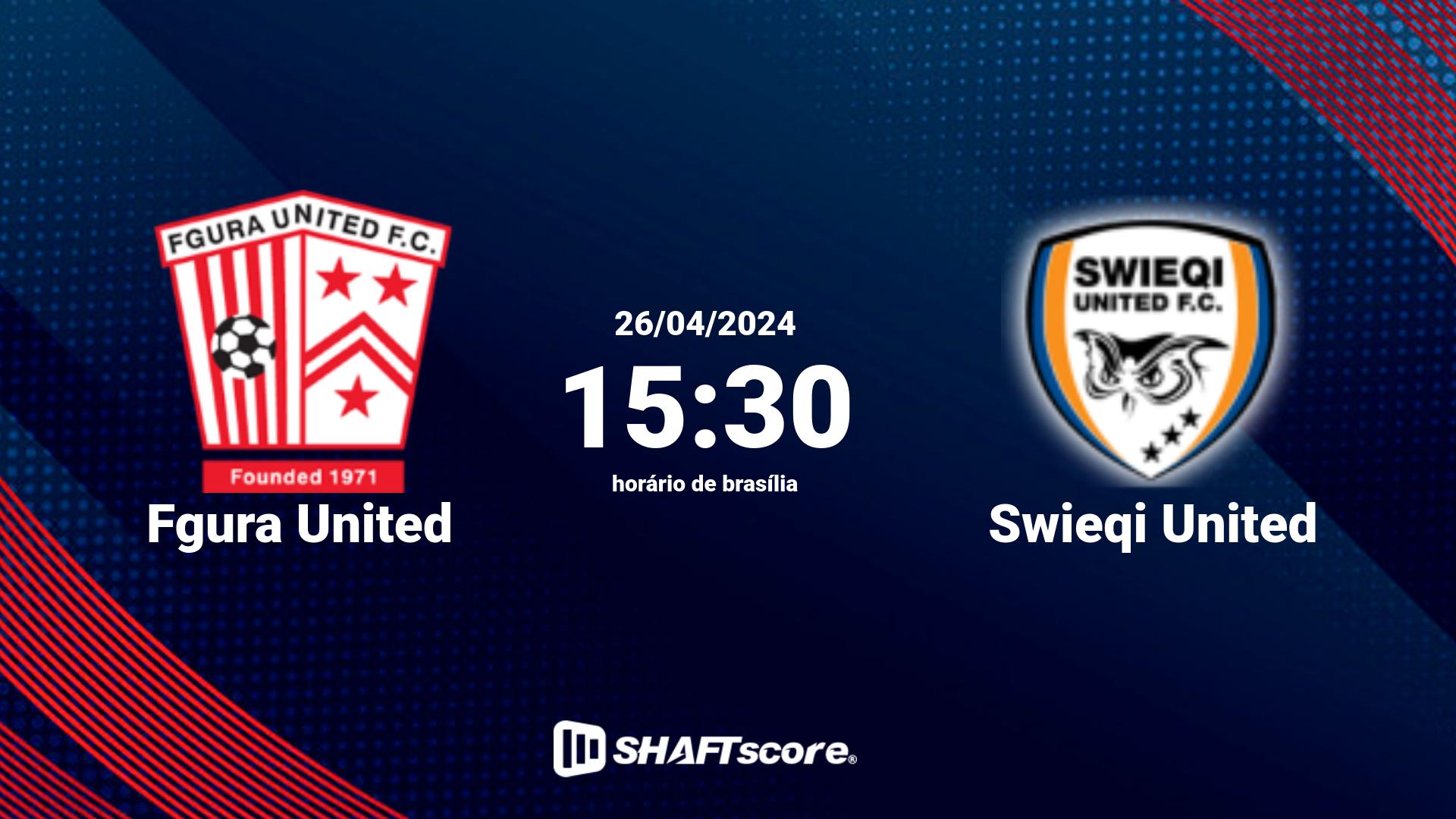 Estatísticas do jogo Fgura United vs Swieqi United 26.04 15:30