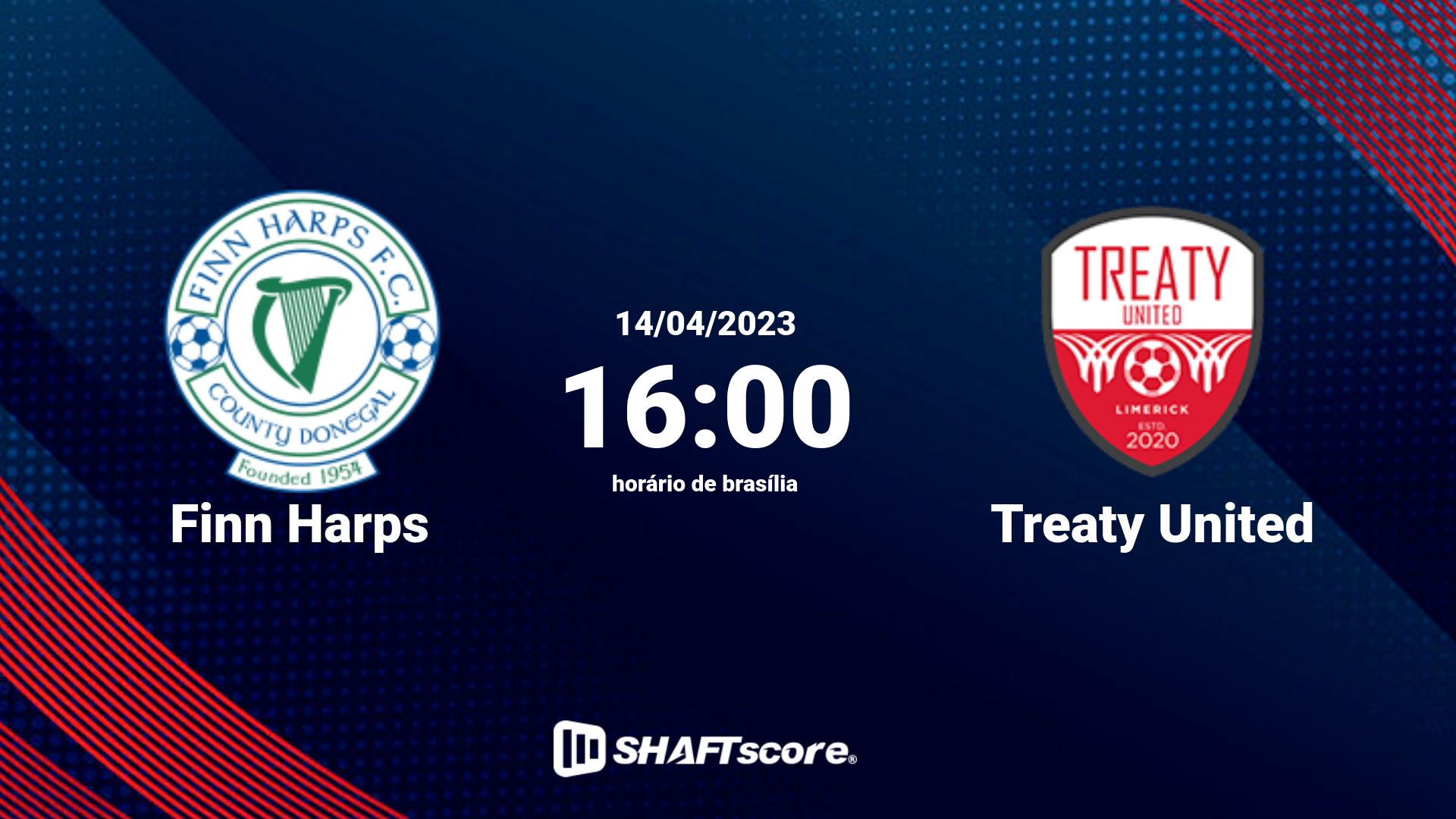 Estatísticas do jogo Finn Harps vs Treaty United 14.04 16:00