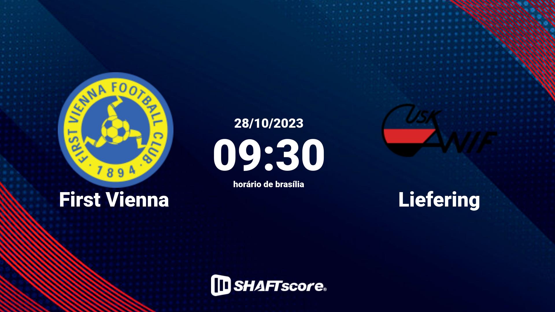 Estatísticas do jogo First Vienna vs Liefering 28.10 09:30