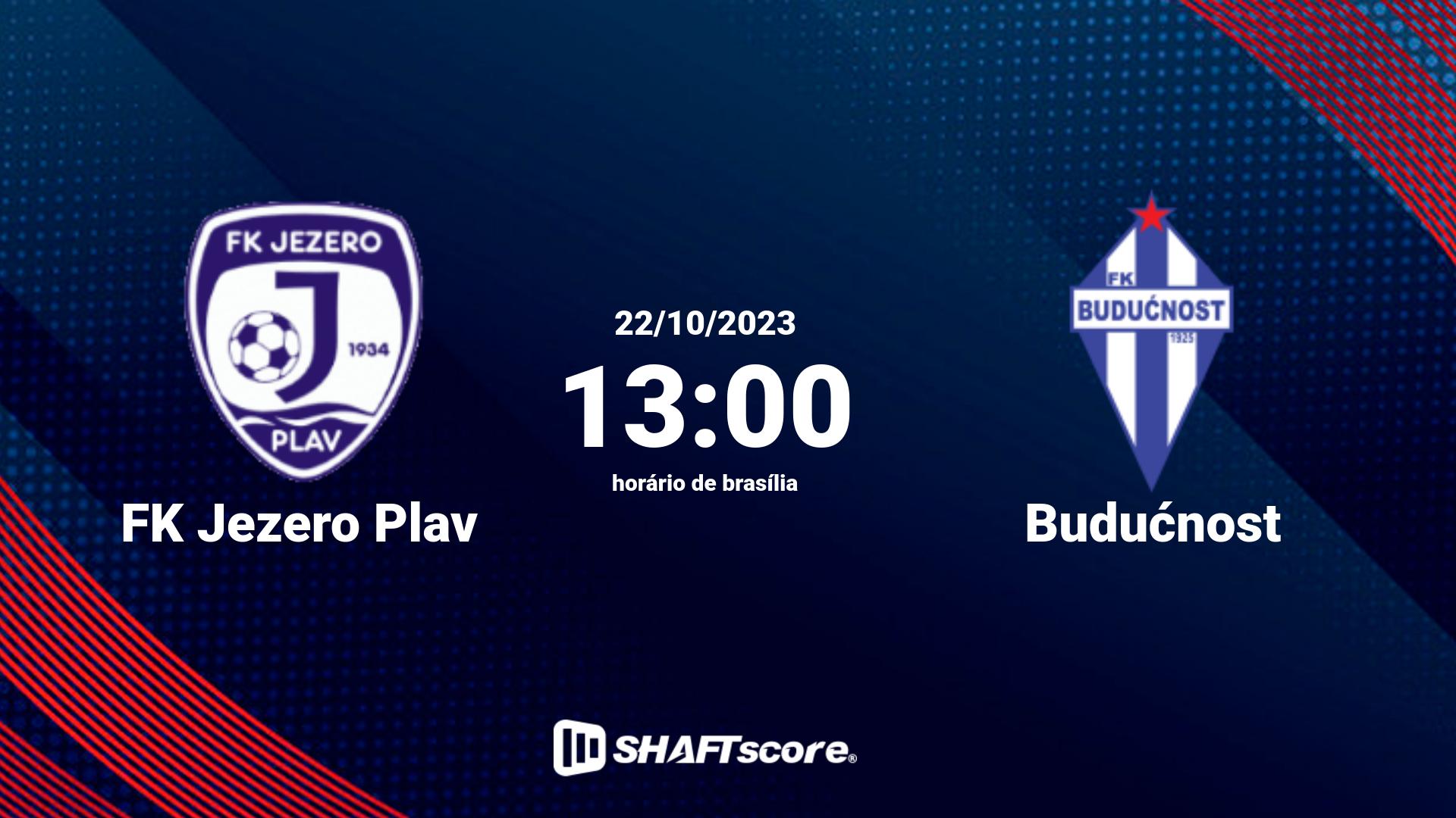 Estatísticas do jogo FK Jezero Plav vs Budućnost 22.10 13:00