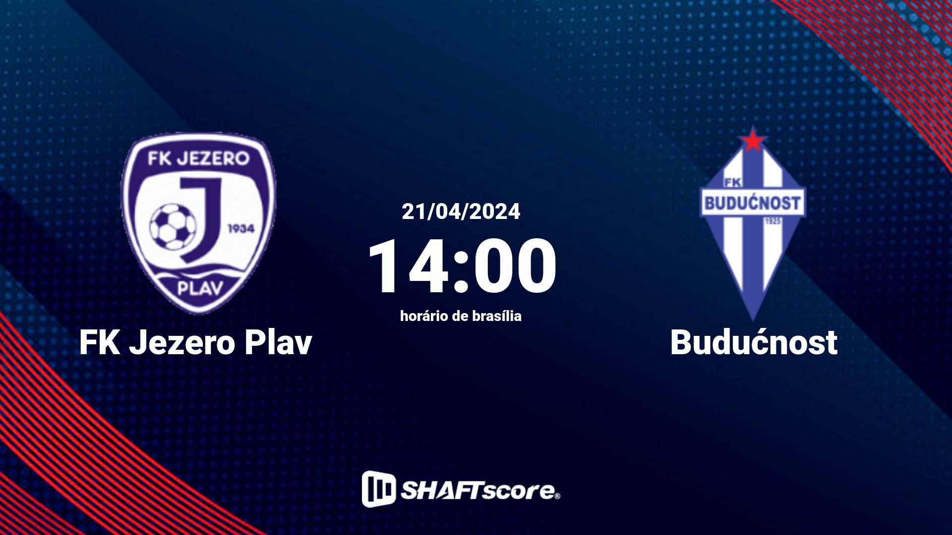 Estatísticas do jogo FK Jezero Plav vs Budućnost 21.04 14:00