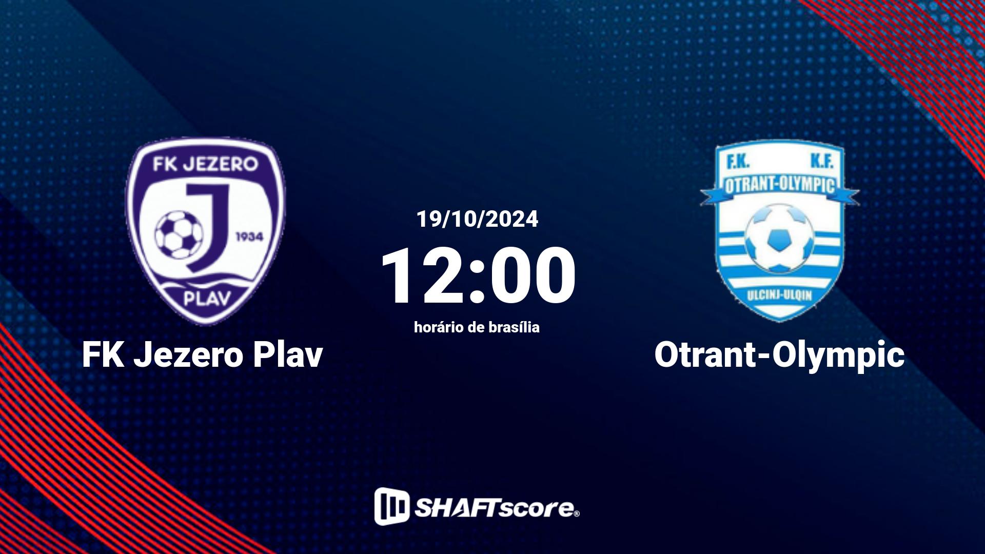 Estatísticas do jogo FK Jezero Plav vs Otrant-Olympic 19.10 12:00