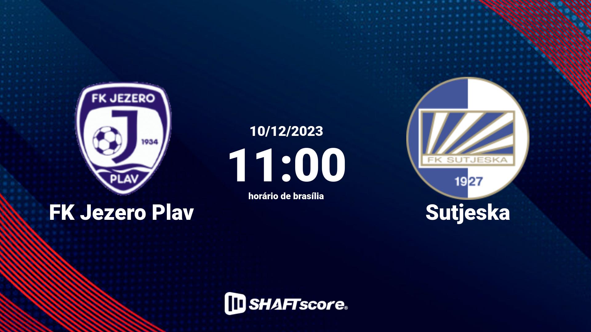 Estatísticas do jogo FK Jezero Plav vs Sutjeska 10.12 11:00