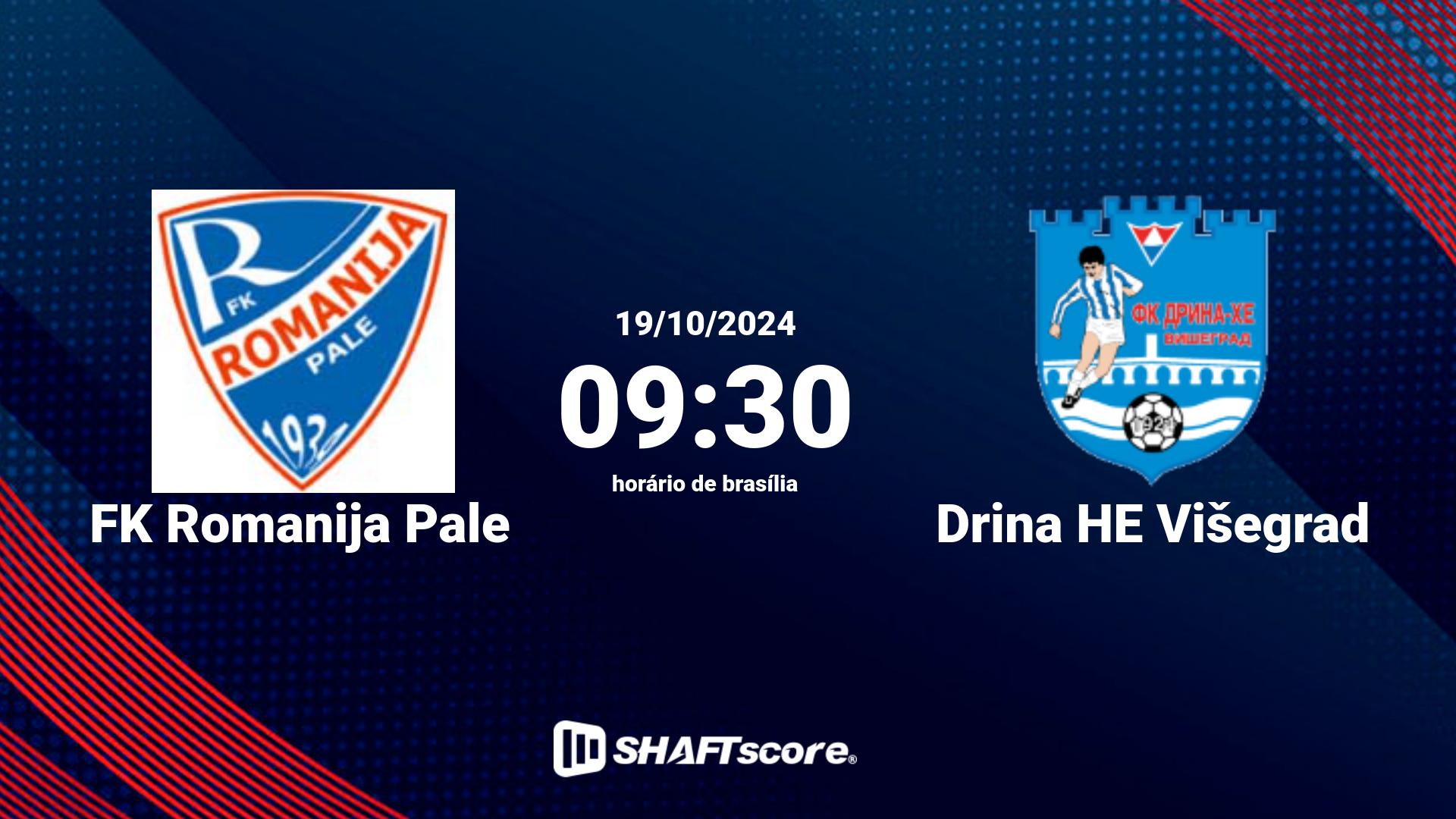 Estatísticas do jogo FK Romanija Pale vs Drina HE Višegrad 19.10 09:30