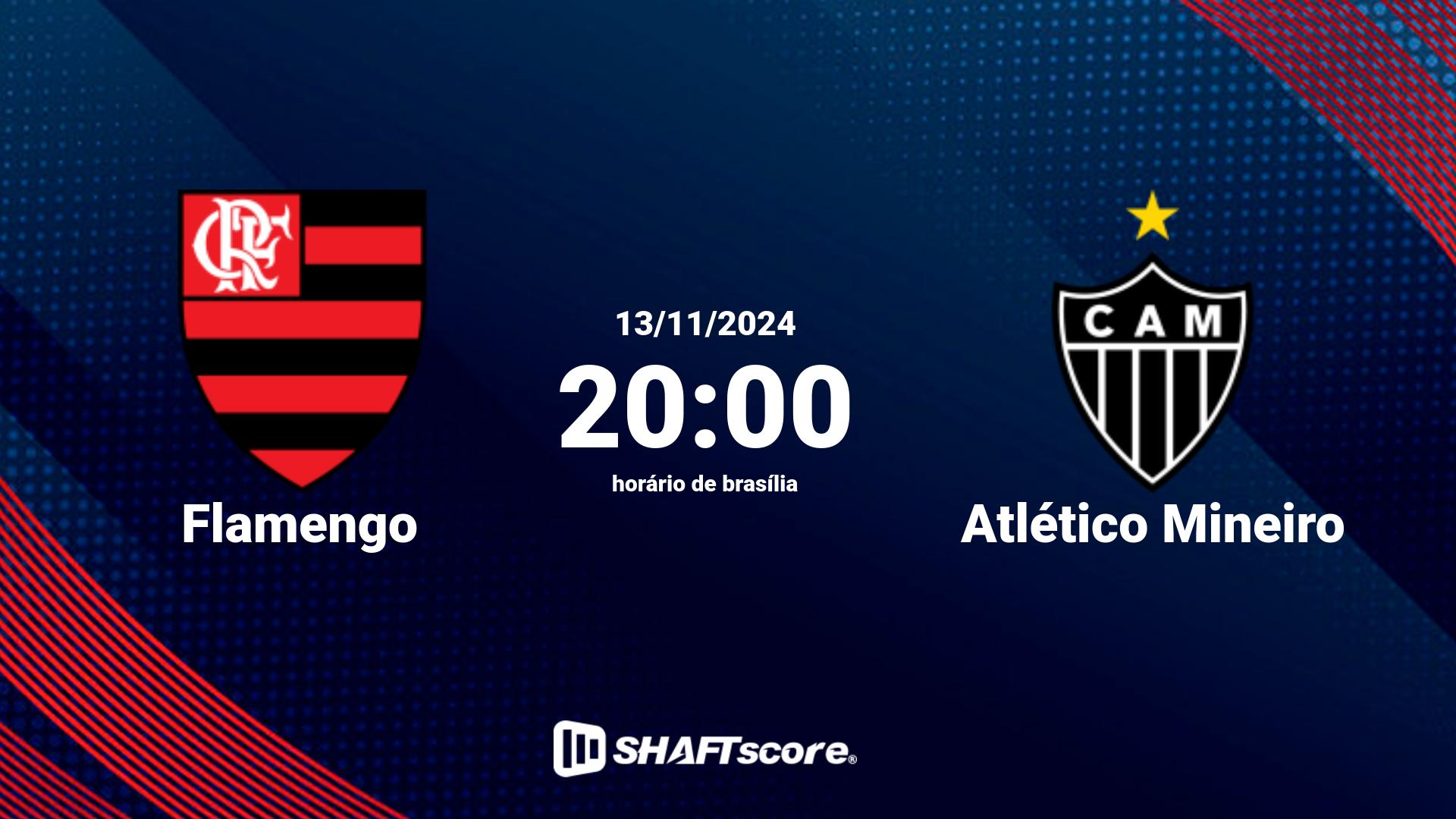 Estatísticas do jogo Flamengo vs Atlético Mineiro 13.11 20:00