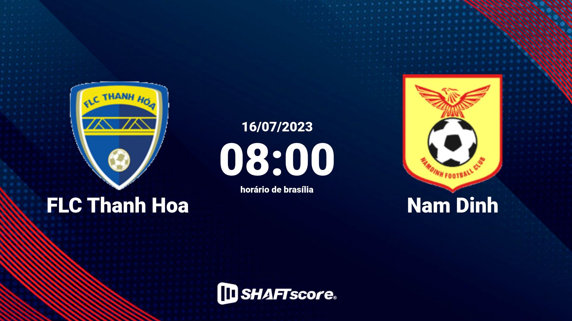 Estatísticas do jogo FLC Thanh Hoa vs Nam Dinh 16.07 08:00