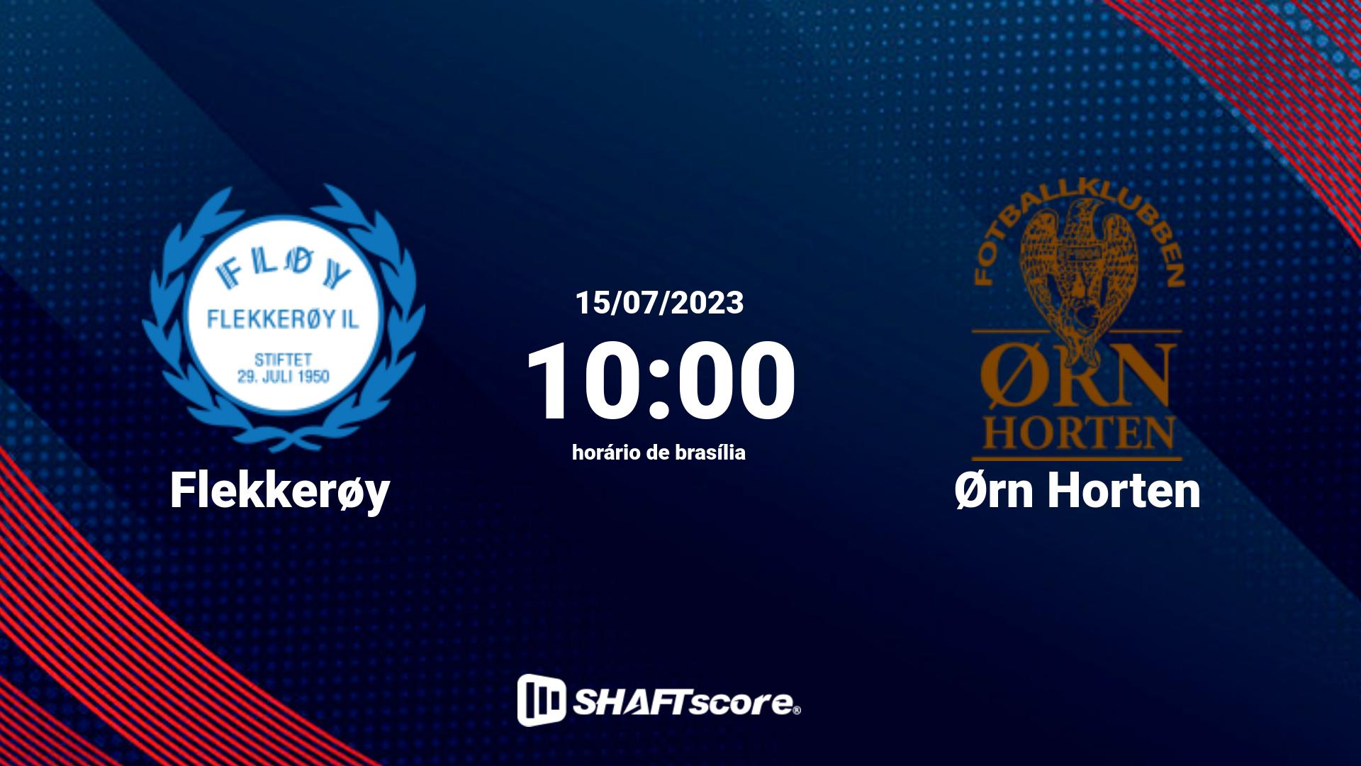 Estatísticas do jogo Flekkerøy vs Ørn Horten 15.07 10:00