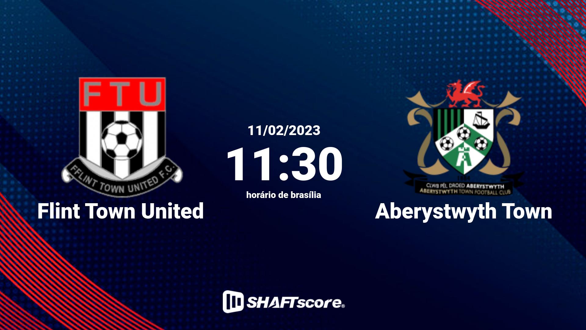 Estatísticas do jogo Flint Town United vs Aberystwyth Town 11.02 11:30