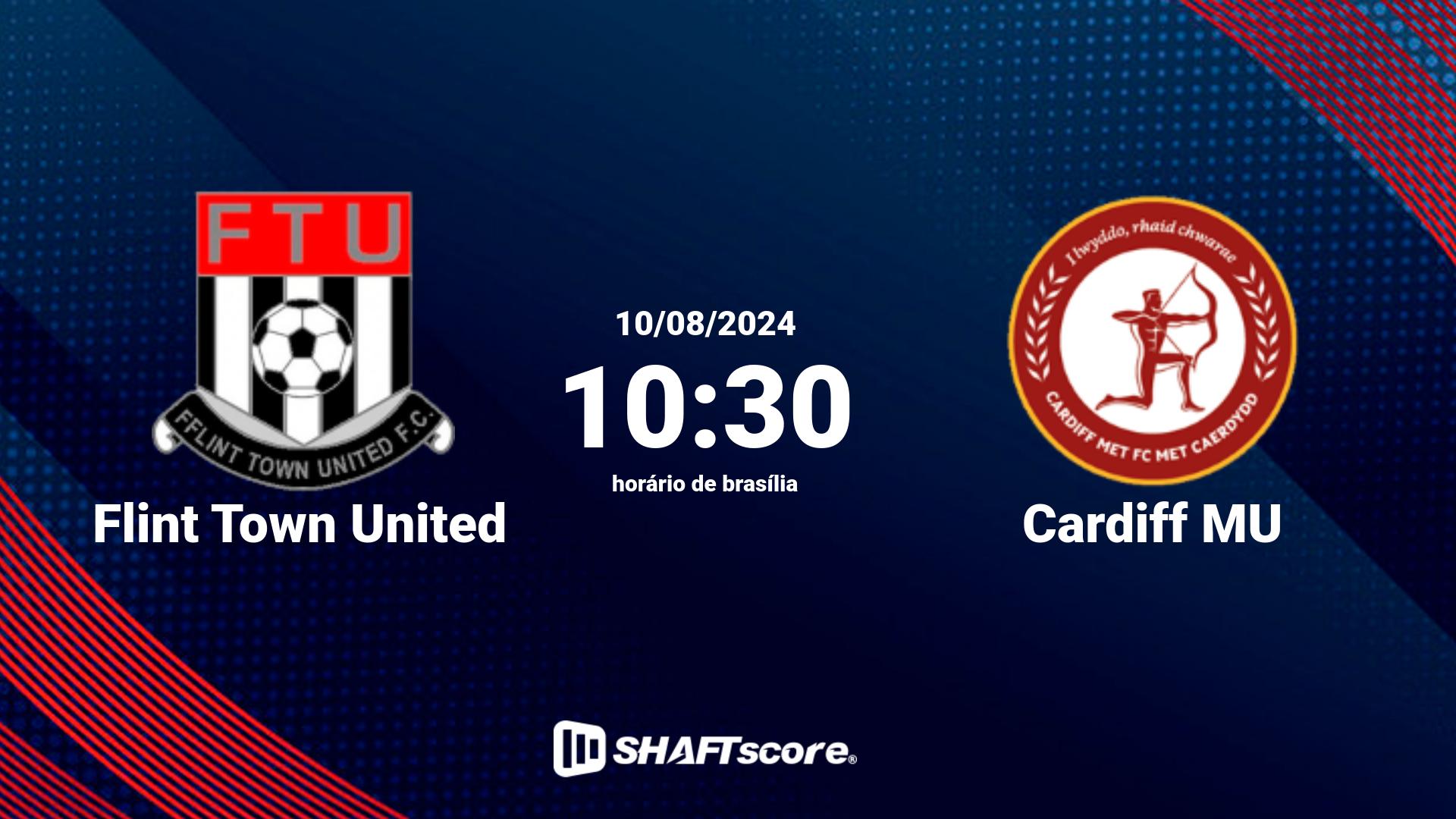 Estatísticas do jogo Flint Town United vs Cardiff MU 10.08 10:30