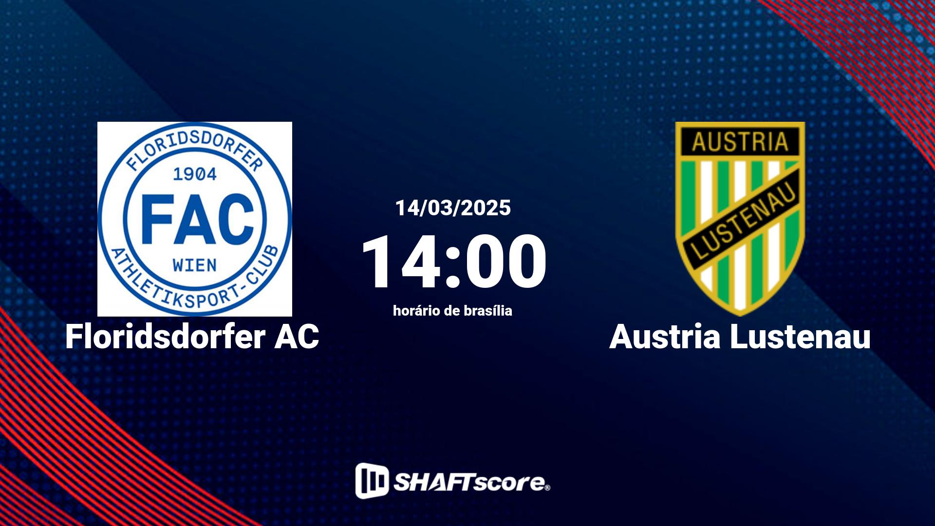 Estatísticas do jogo Floridsdorfer AC vs Austria Lustenau 14.03 14:00