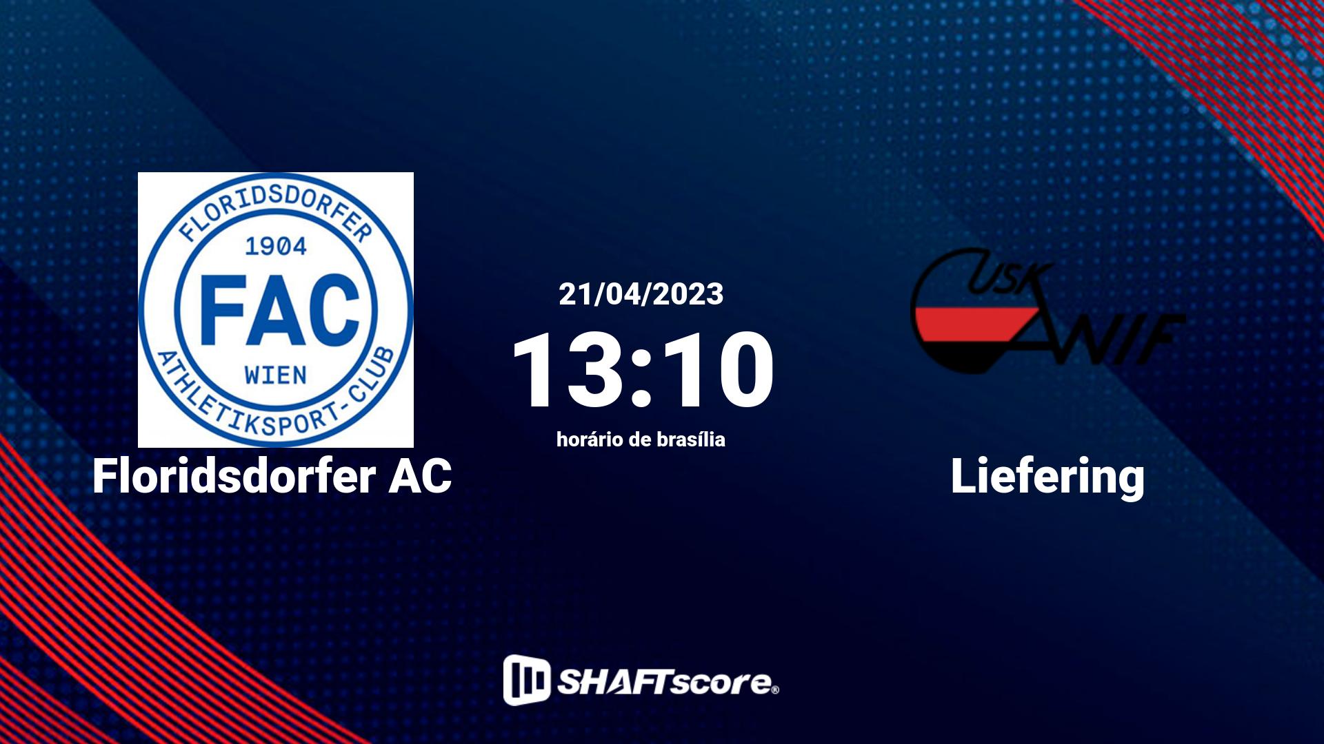 Estatísticas do jogo Floridsdorfer AC vs Liefering 21.04 13:10