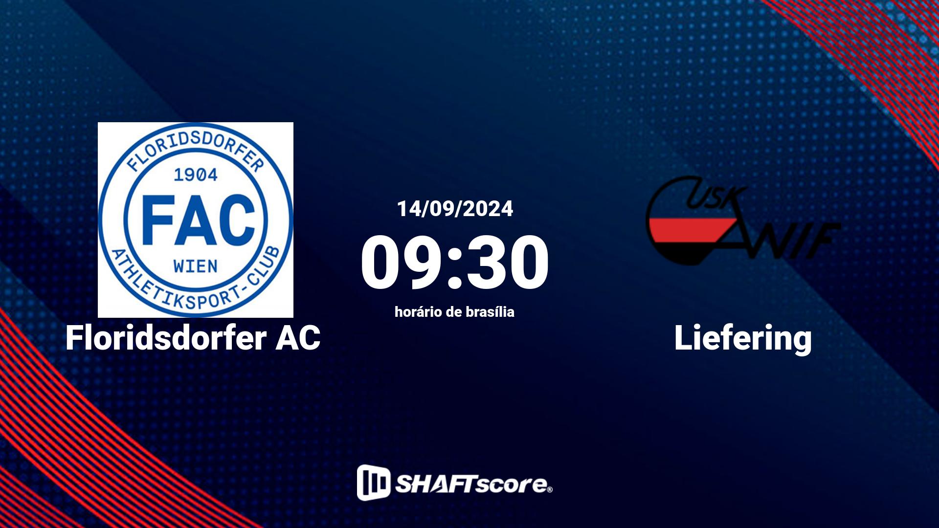 Estatísticas do jogo Floridsdorfer AC vs Liefering 14.09 09:30