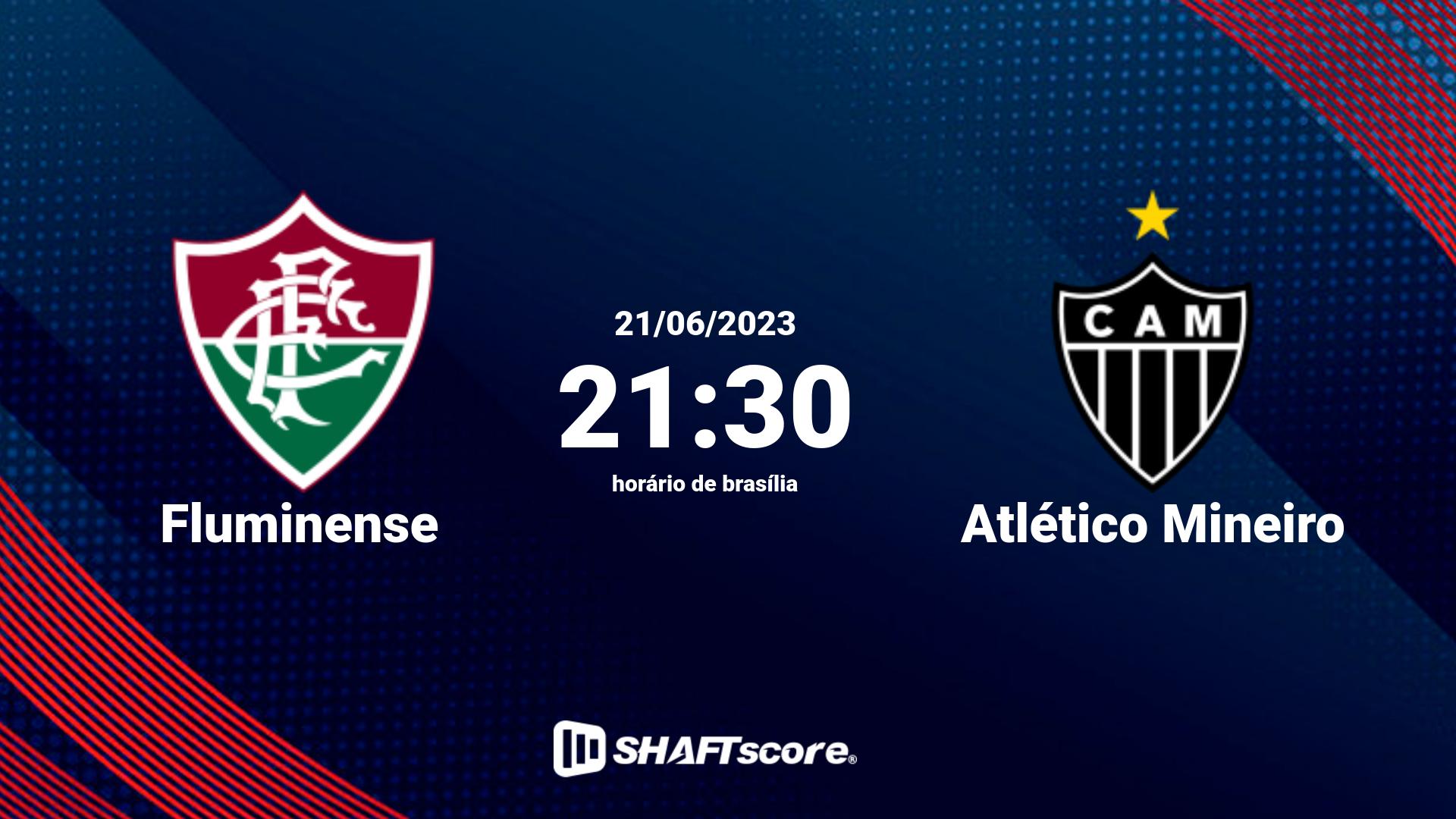 Estatísticas do jogo Fluminense vs Atlético Mineiro 21.06 21:30