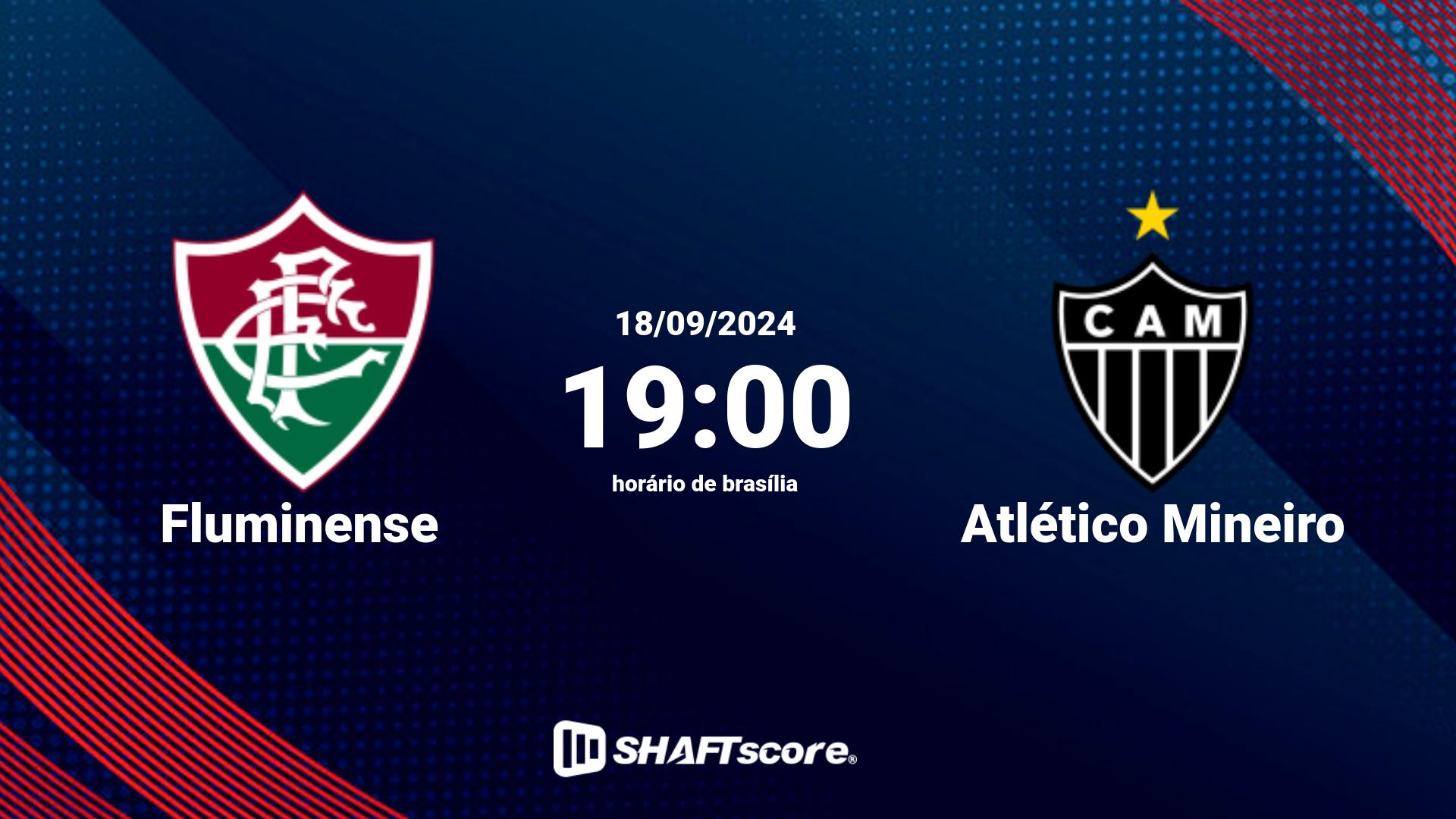 Estatísticas do jogo Fluminense vs Atlético Mineiro 18.09 19:00