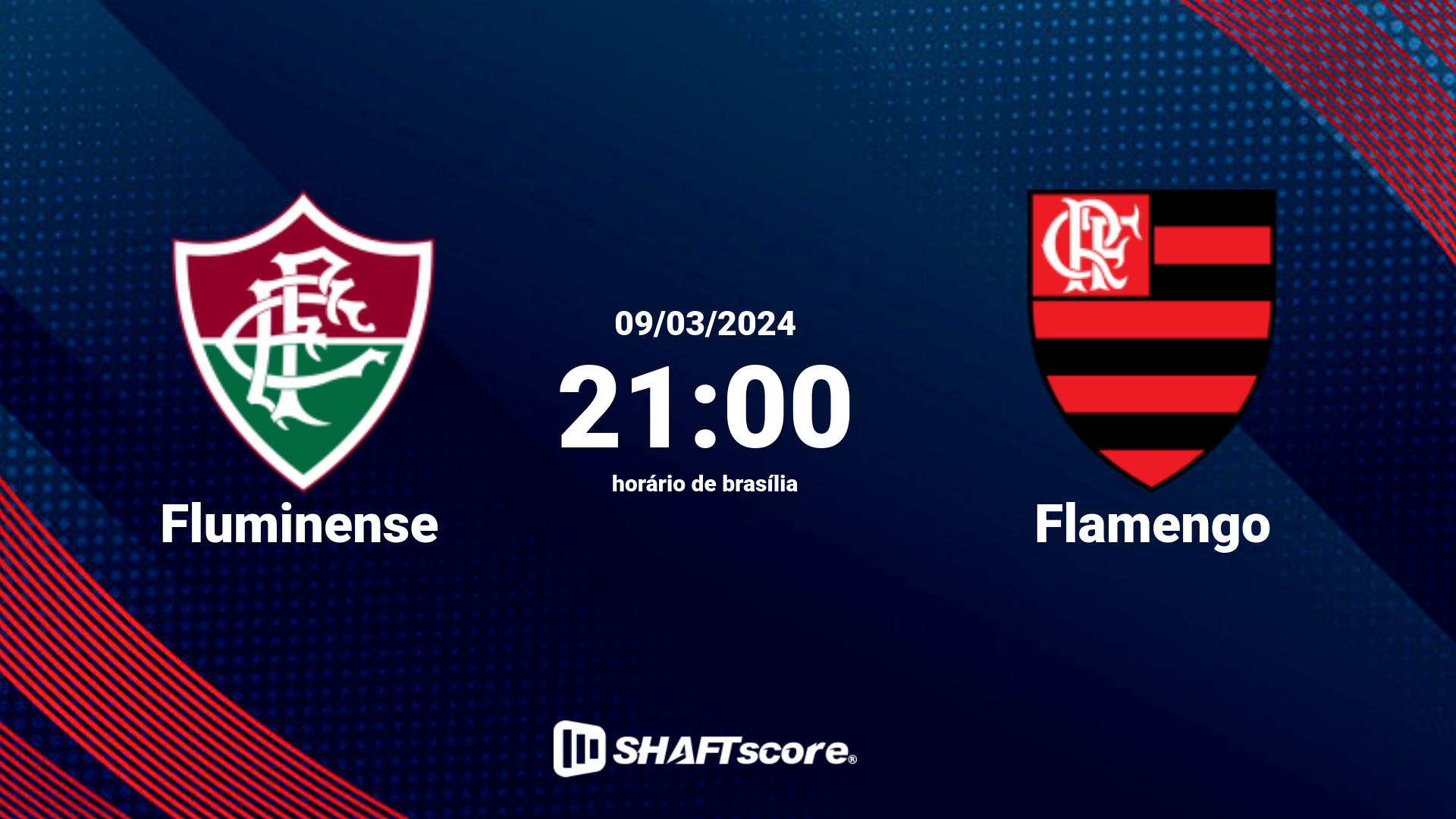 Estatísticas do jogo Fluminense vs Flamengo 09.03 21:00