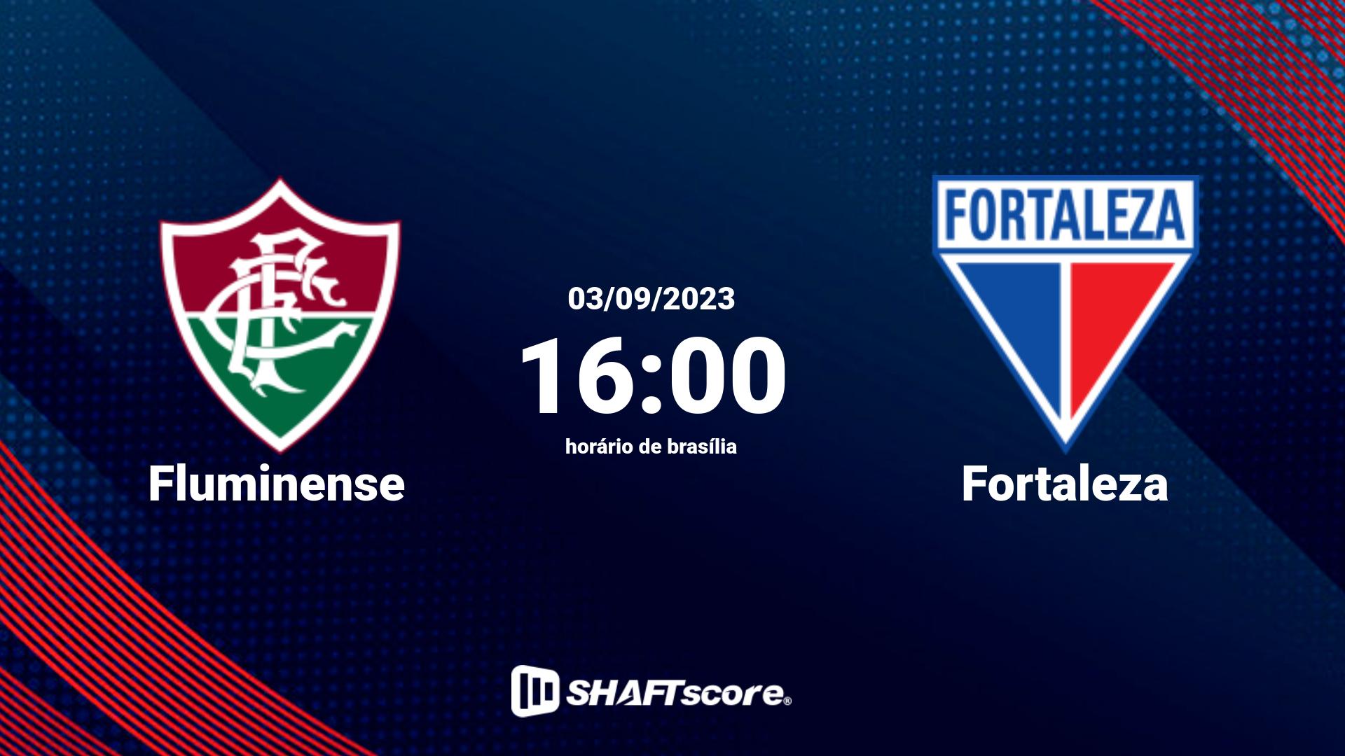 Estatísticas do jogo Fluminense vs Fortaleza 03.09 16:00