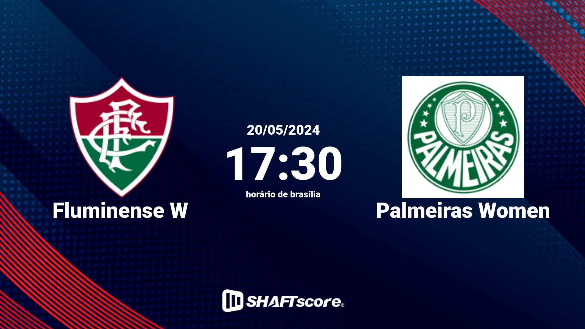 Estatísticas do jogo Fluminense W vs Palmeiras Women 20.05 17:30