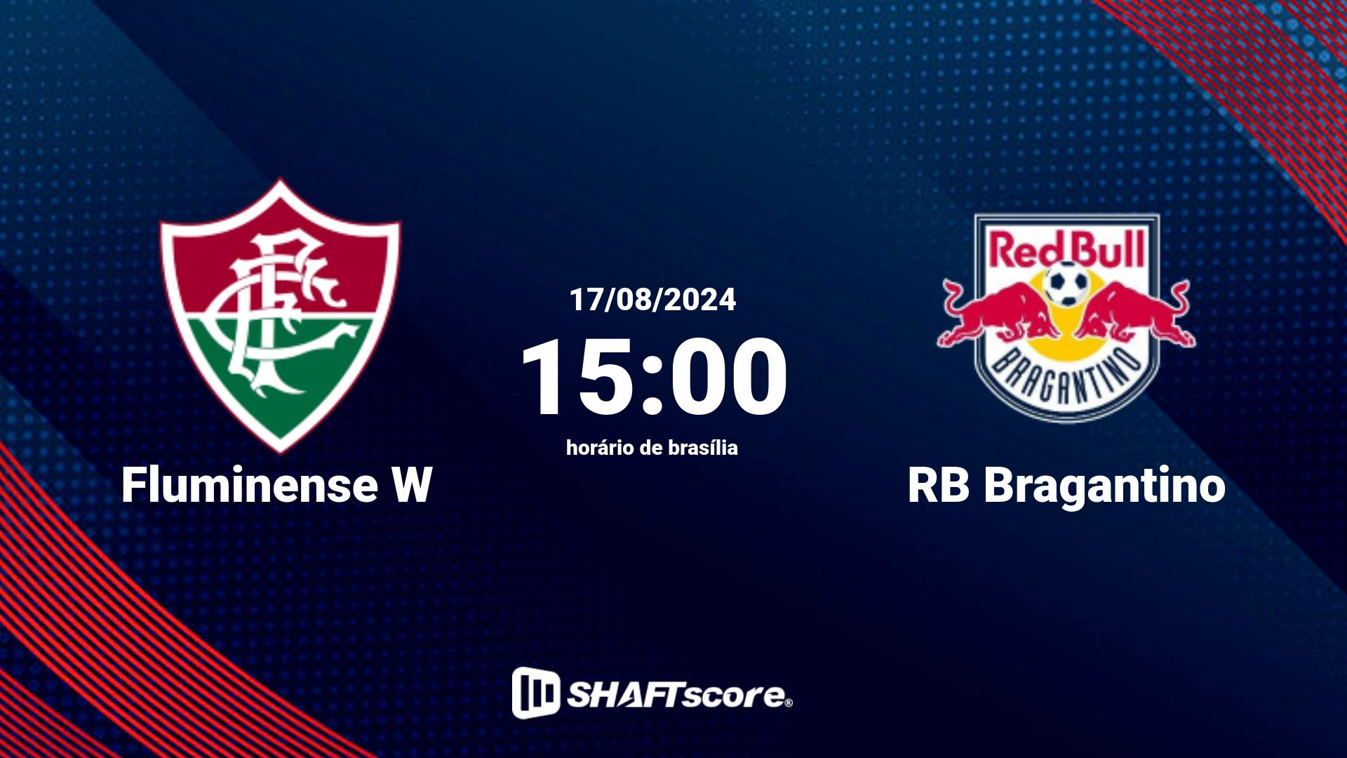 Estatísticas do jogo Fluminense W vs RB Bragantino 22.06 15:00