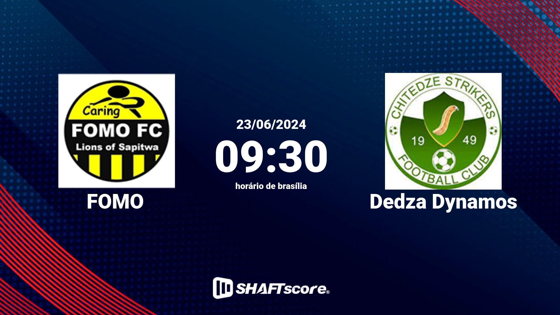 Estatísticas do jogo FOMO vs Dedza Dynamos 23.06 09:30