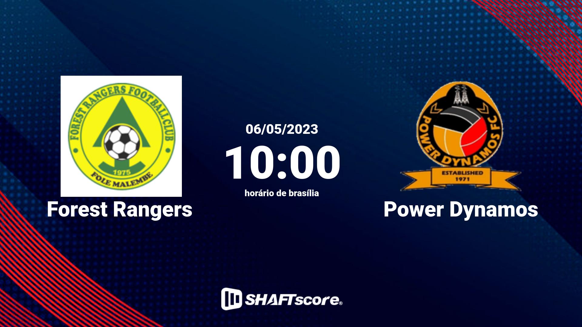 Estatísticas do jogo Forest Rangers vs Power Dynamos 06.05 10:00