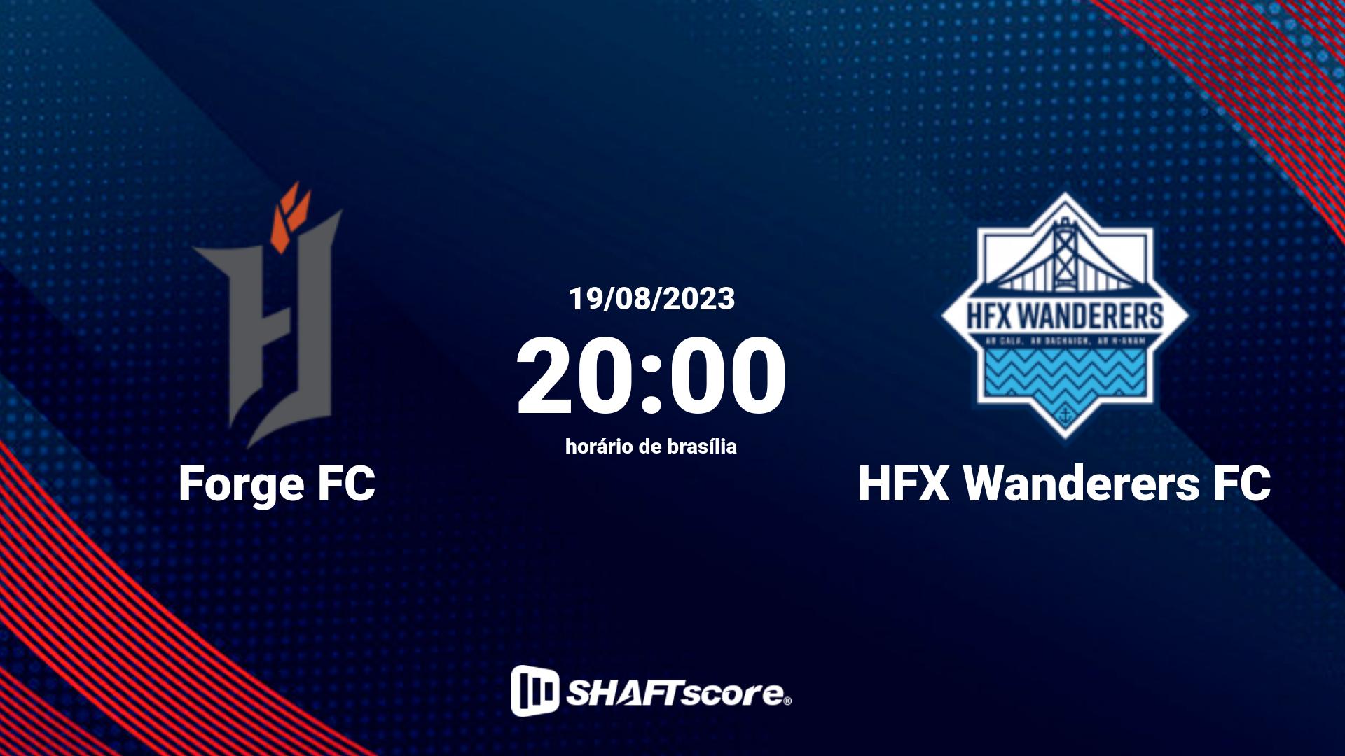 Estatísticas do jogo Forge FC vs HFX Wanderers FC 19.08 20:00
