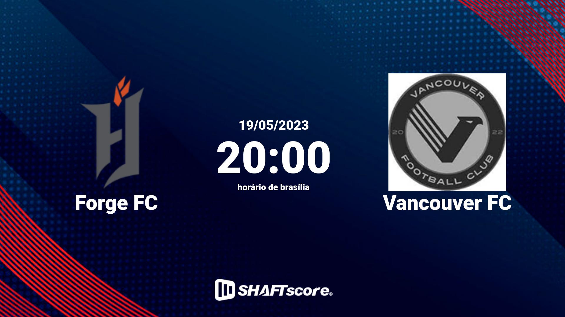 Estatísticas do jogo Forge FC vs Vancouver FC 19.05 20:00