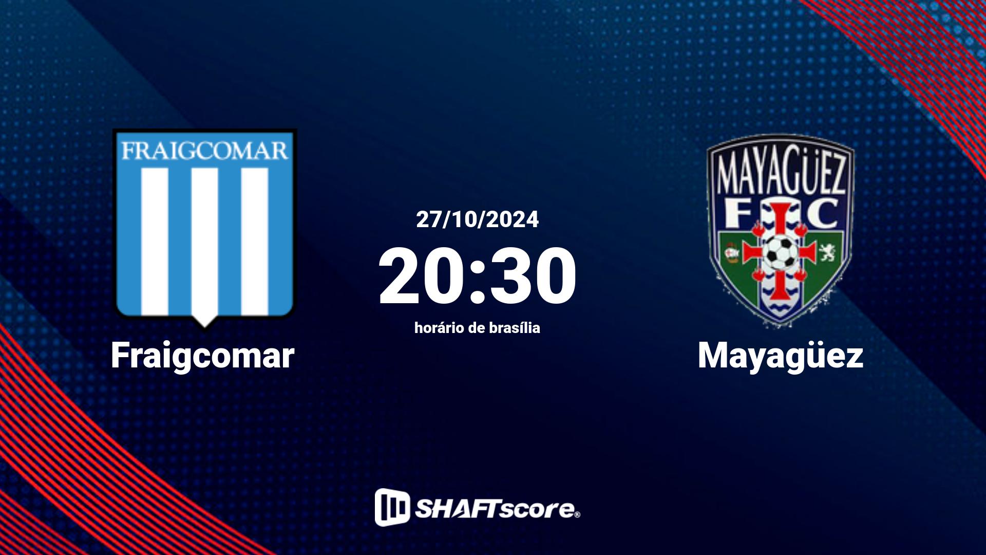 Estatísticas do jogo Fraigcomar vs Mayagüez 27.10 20:30