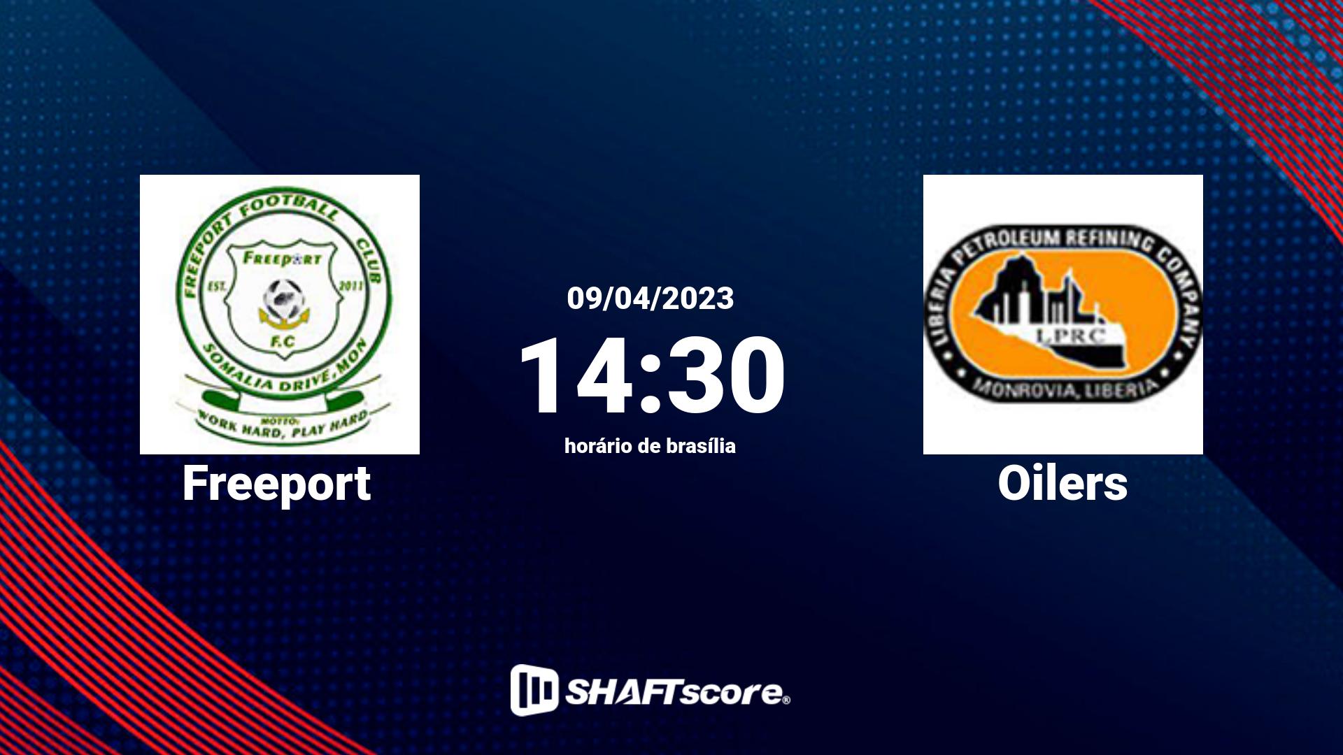 Estatísticas do jogo Freeport vs Oilers 09.04 14:30